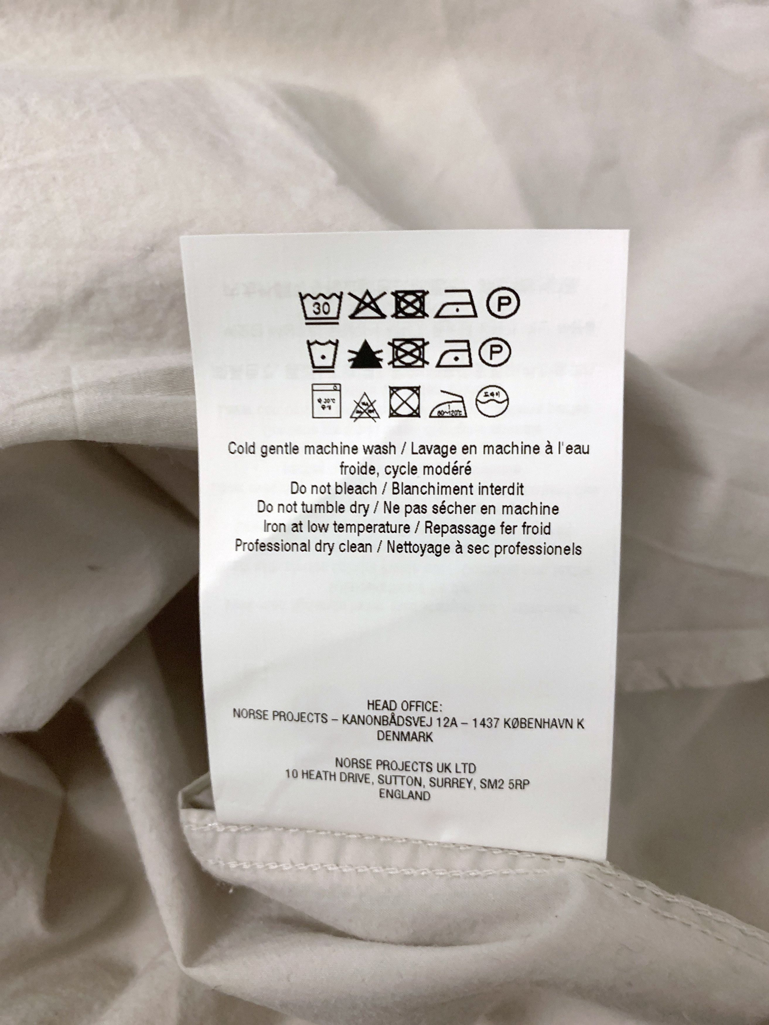 Norse Projects Osvald Tencel shirt Size US S / EU 44-46 / 1 - 6 Thumbnail