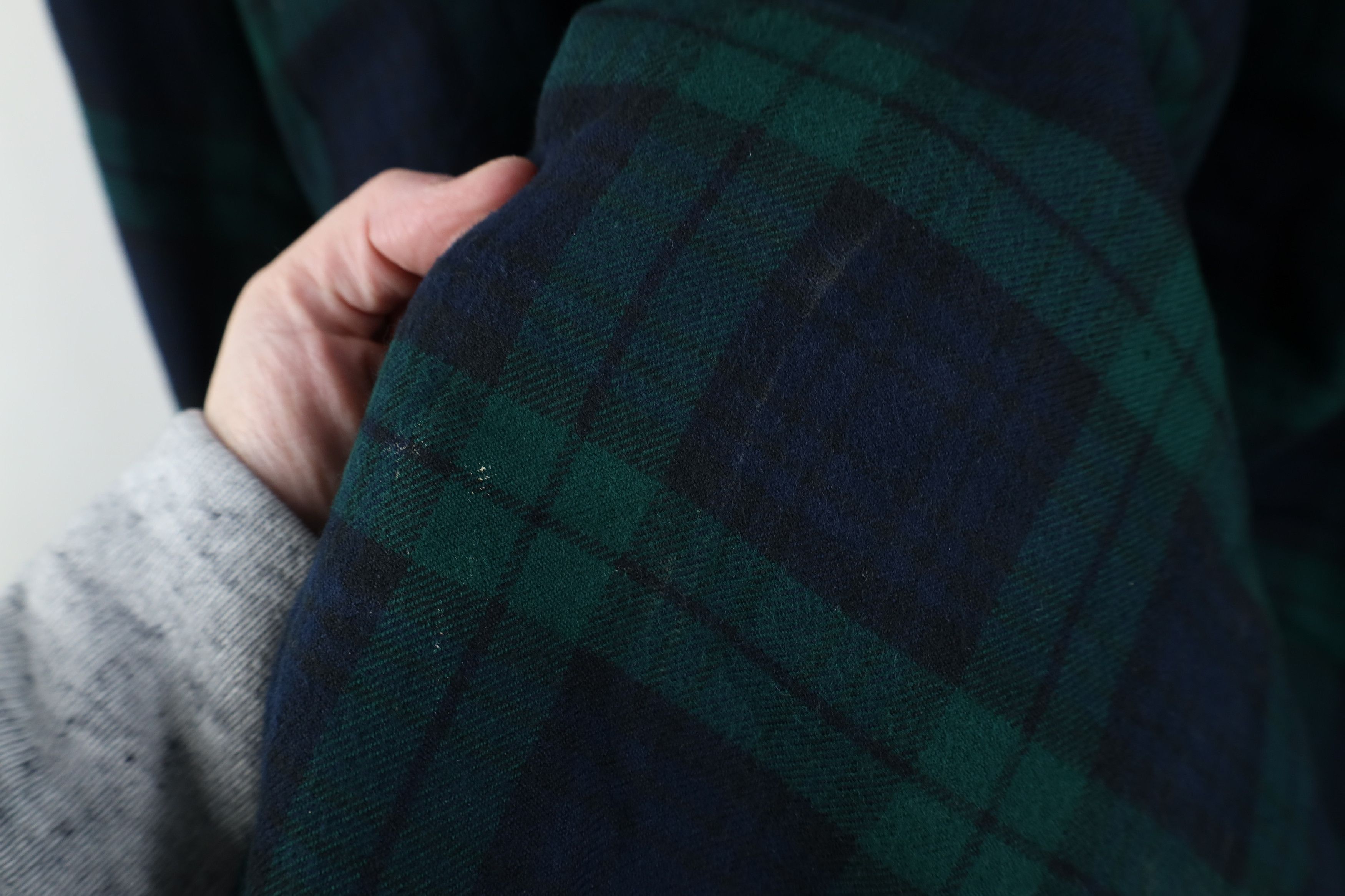 L.L. Bean Vintage LL Bean Fleece Lined Flannel Button Shirt Jacket Size US XXL / EU 58 / 5 - 12 Thumbnail
