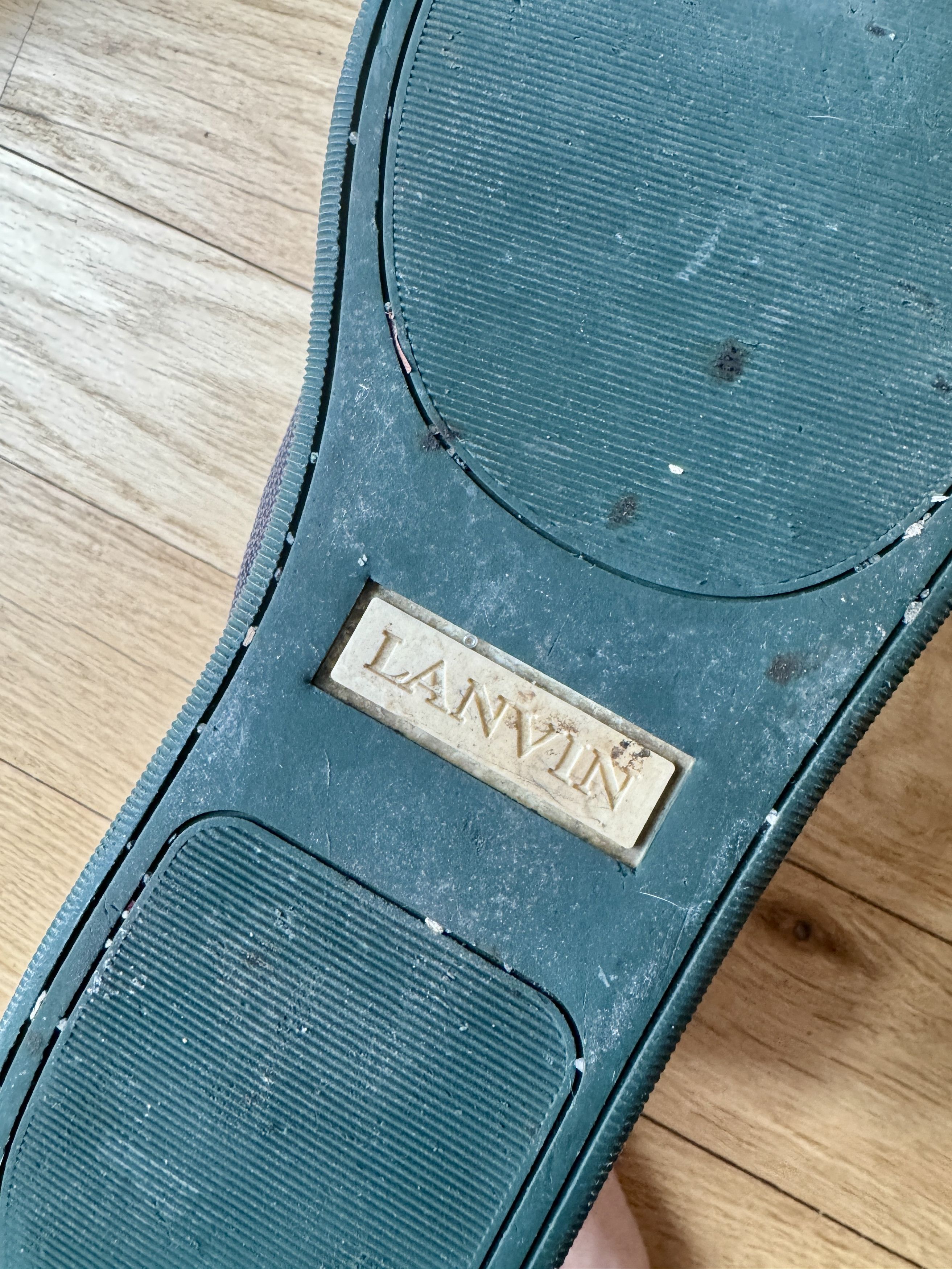 Lanvin Mix Material High Top Sneaker Size US 8 / EU 41 - 6 Thumbnail
