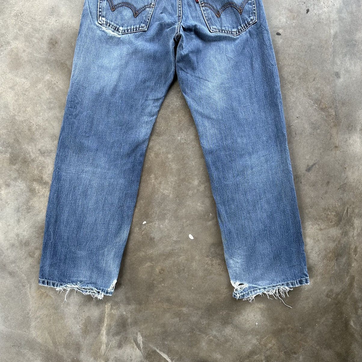Japanese Brand Vintage Edwin 503 Distressed Faded Denim Jean Pant W31 Size US 31 - 11 Thumbnail