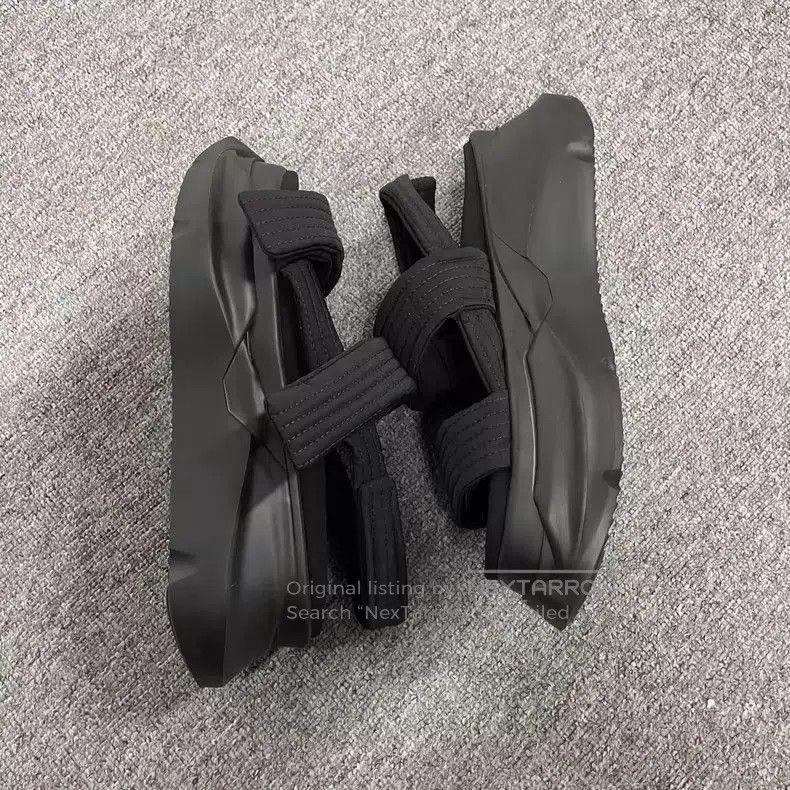 Rick Owens Rick Owens Black Platform Sandals. Size US 10 / EU 43 - 6 Thumbnail