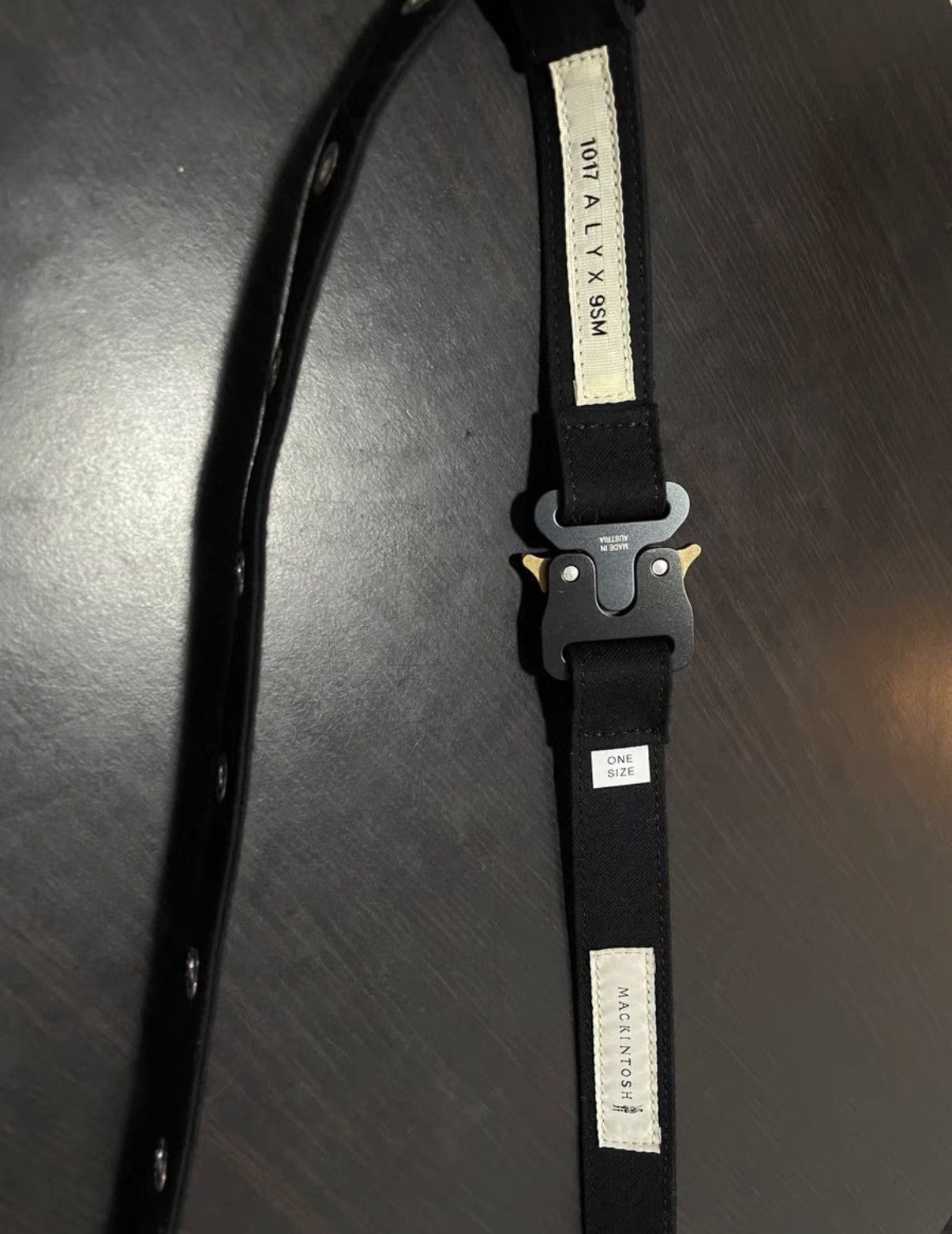 1017 ALYX 9SM 1017 Alyx 9SM X Mackintosh Black Long Belt Size ONE SIZE - 3 Thumbnail