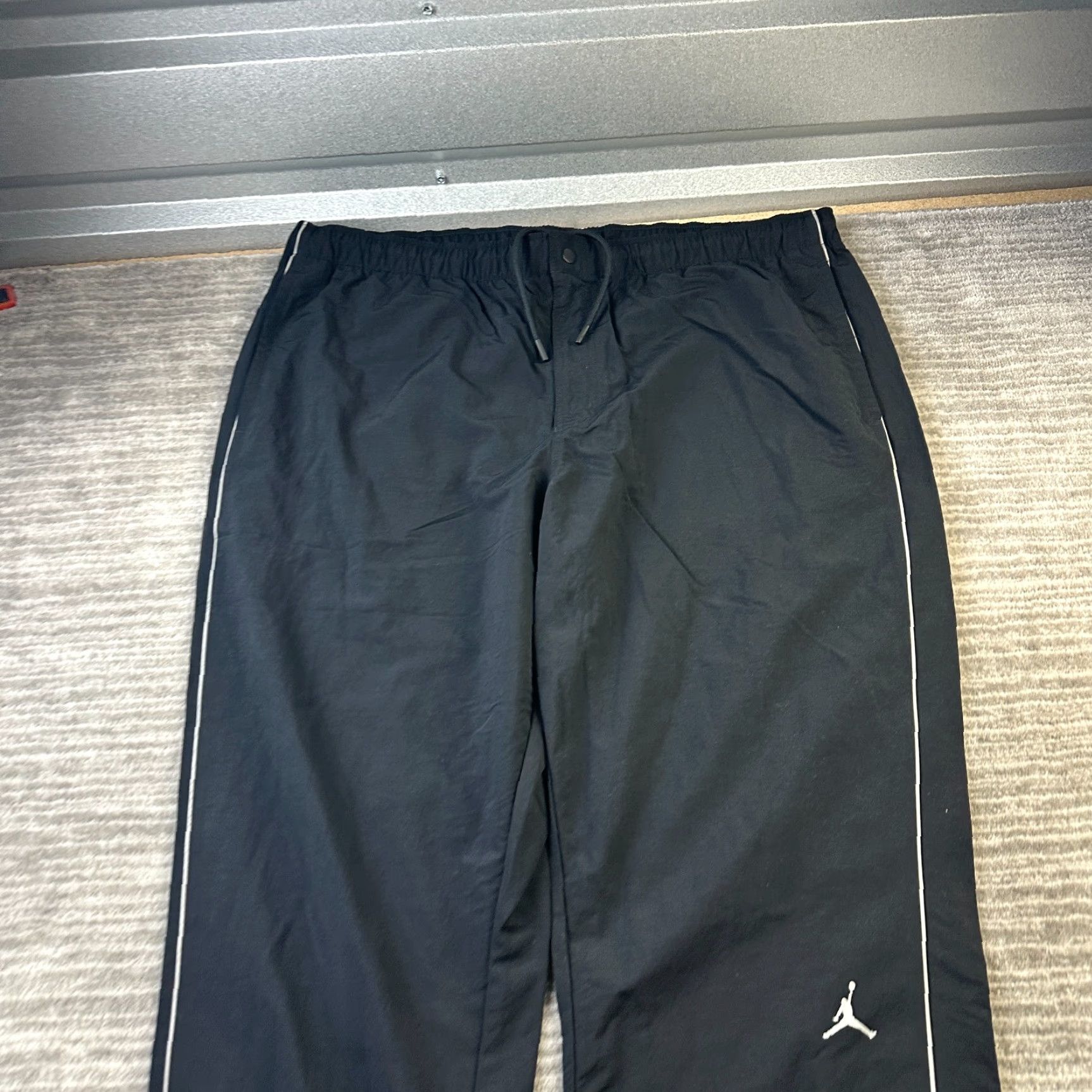Jordan Brand Jordan Pants Mens 2XL Black MVP Woven Flight Team Logo Performance Size US 39 - 3 Thumbnail