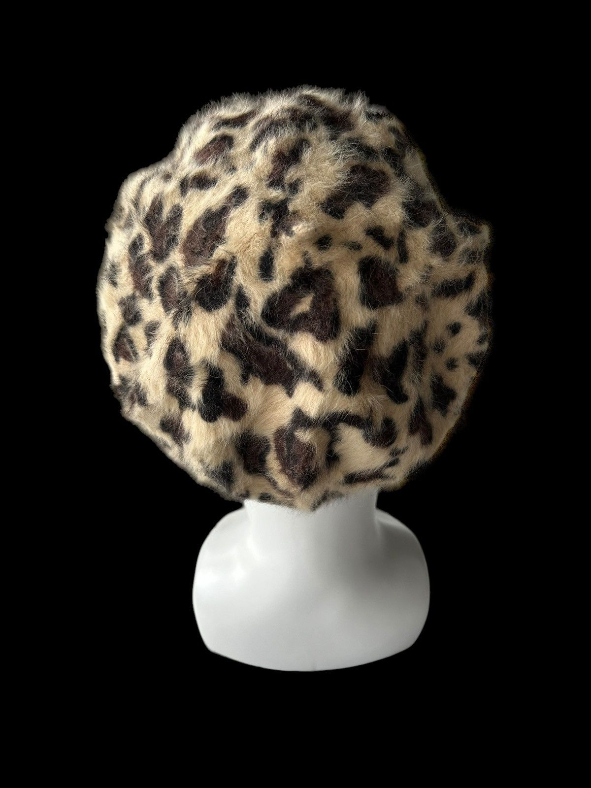 Japanese Brand × Kapital × Vintage Leopard Japanese Brand GRL fur Hats 🎌☠️ Size ONE SIZE - 3 Thumbnail