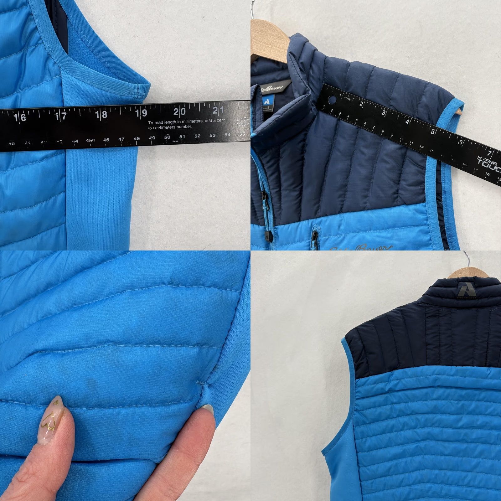 Eddie Bauer Eddie Bauer Vest Mens Small Blue First Ascent StormDown Quilted StormDown 800 Size US S / EU 44-46 / 1 - 8 Thumbnail