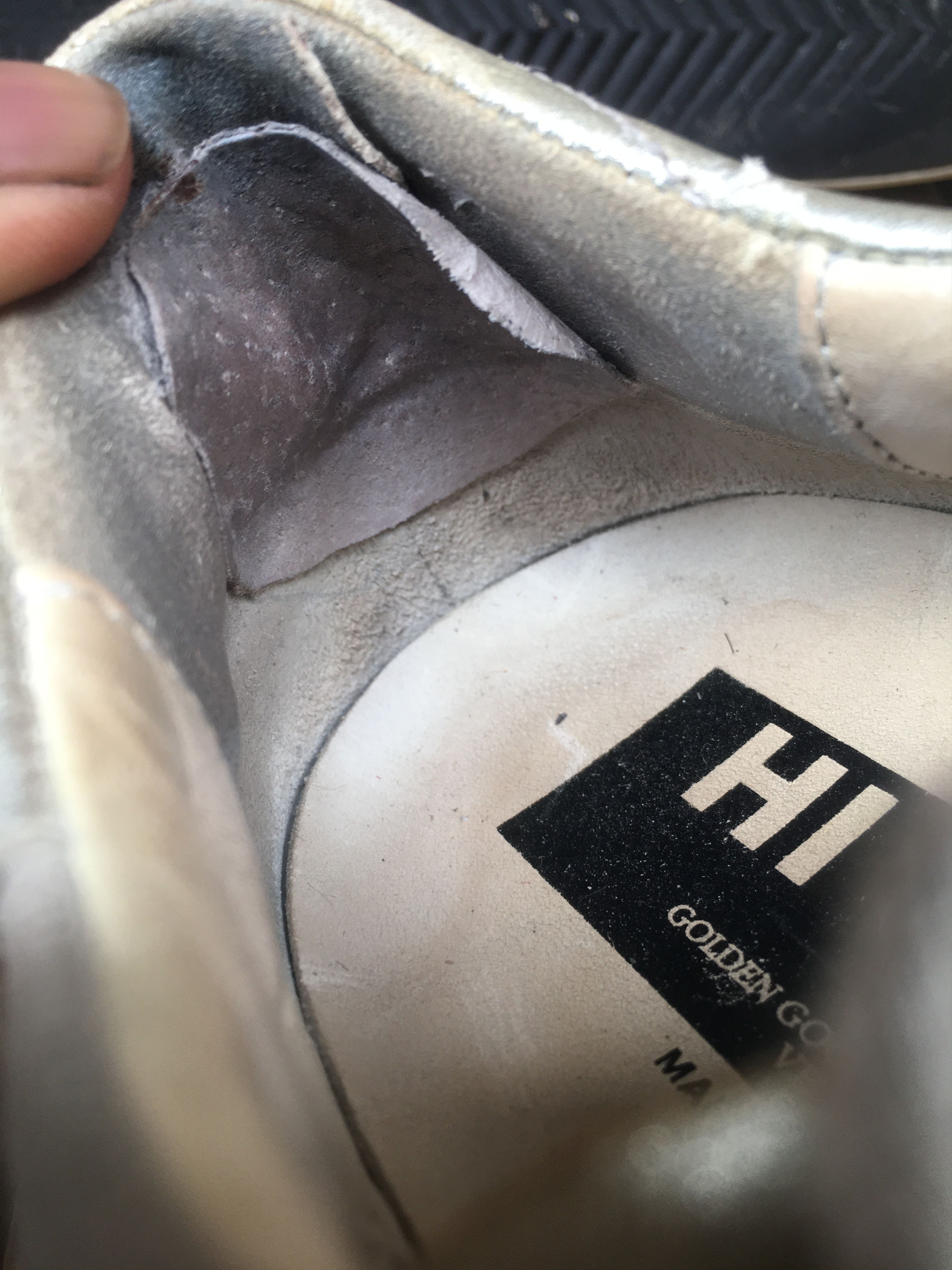 Golden Goose Golden goose deluxe HI STAR Gray leather sneakers EUR 42 Size US 9 / EU 42 - 16 Thumbnail
