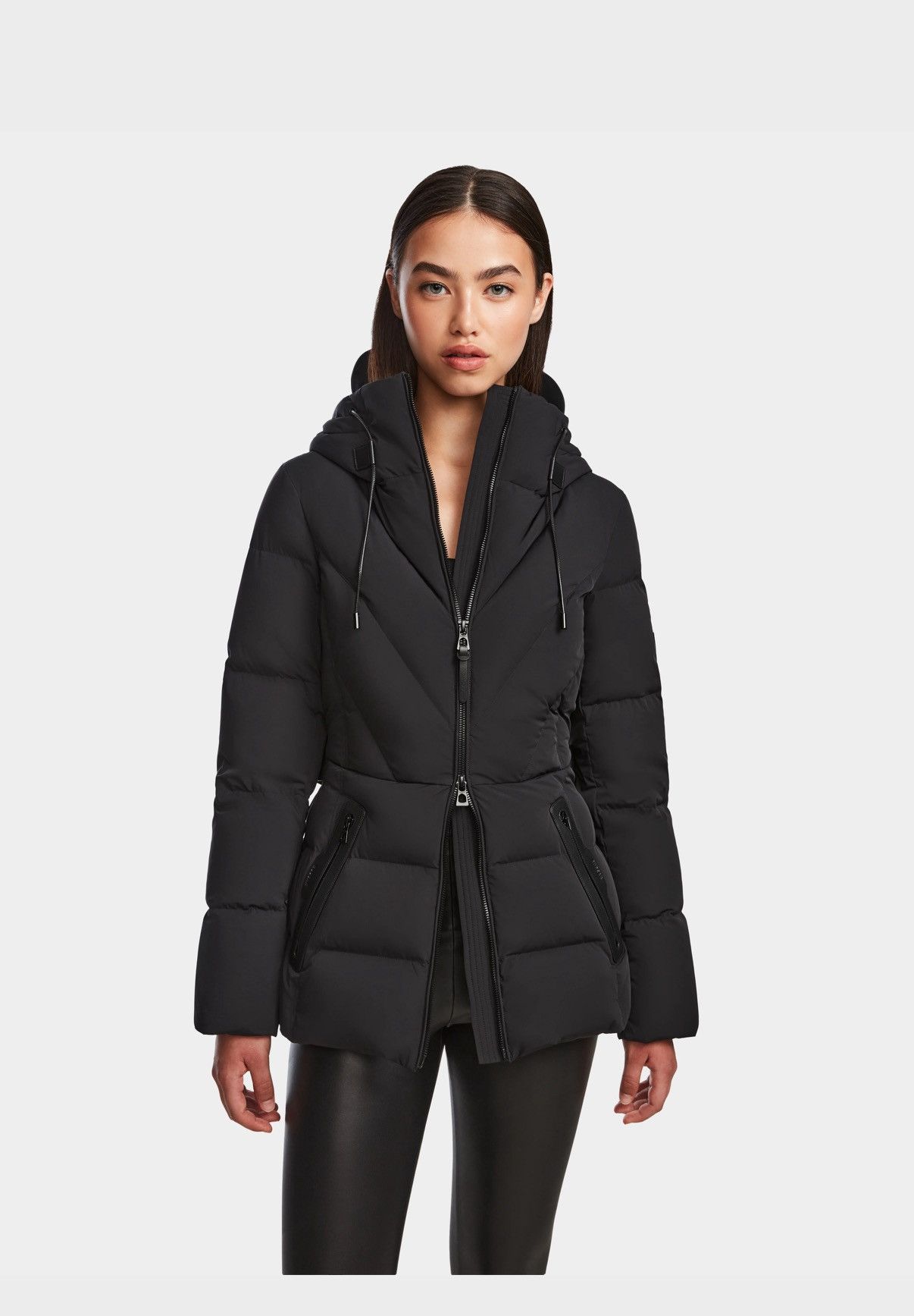 Rudsak BRAND NEW-RUDSAK ENZAH WOMEN'S QUILTED DOWN PUFFER WITH HOOD Size XXL / US 16-18 / IT 52-54 - 7 Thumbnail