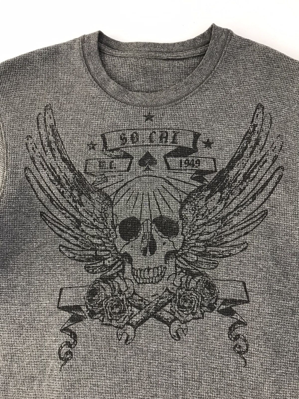 Japanese Brand × Vintage Vintage Japanese Brand Big Logo Skull Long Sleeve Shirt Size US M / EU 48-50 / 2 - 4 Thumbnail