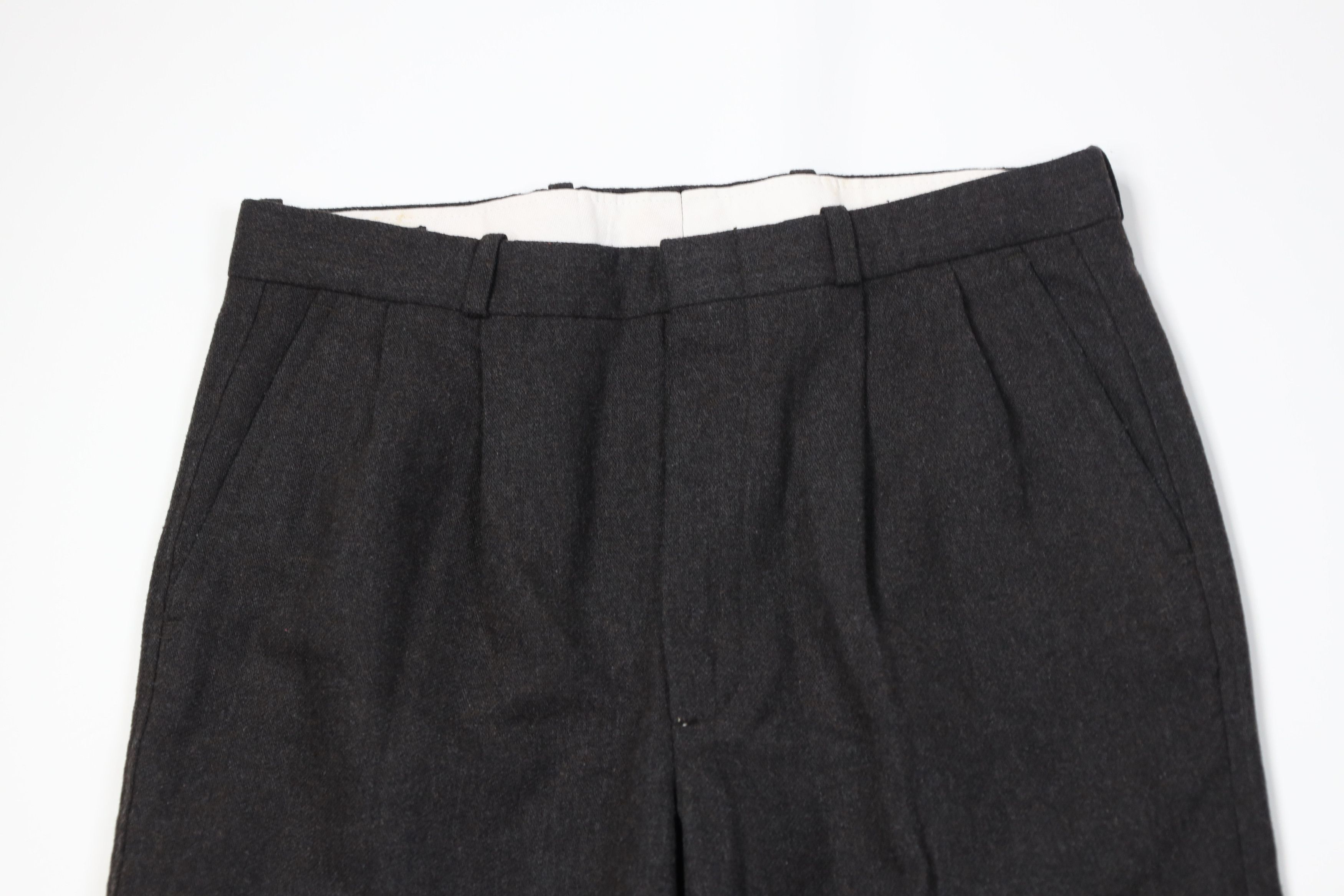 Vintage Vintage 70s Streetwear Pleated Chino Pants Trousers Gray USA Size US 30 / EU 46 - 2 Thumbnail