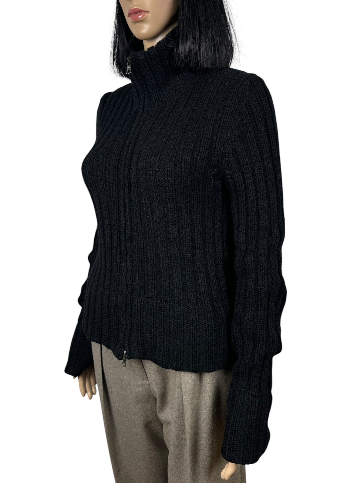Designer Manrico Italy Knit Cashmere Full-Zip Sweater size 40 Size S / US 4 / IT 40 - 5 Thumbnail