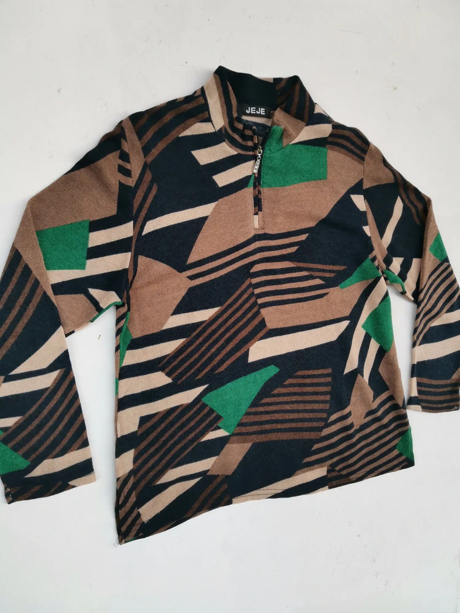 Homespun Knitwear × Japanese Brand Rare!!! Jeje Knitwear Size US M / EU 48-50 / 2 - 9 Thumbnail