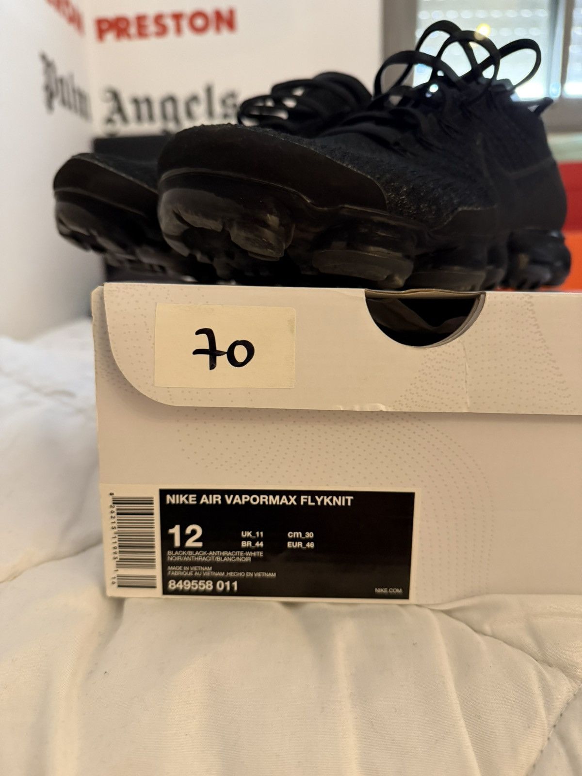 Nike Nike Air VaporMax Triple Black 12US Size US 12 / EU 45 - 2 Thumbnail