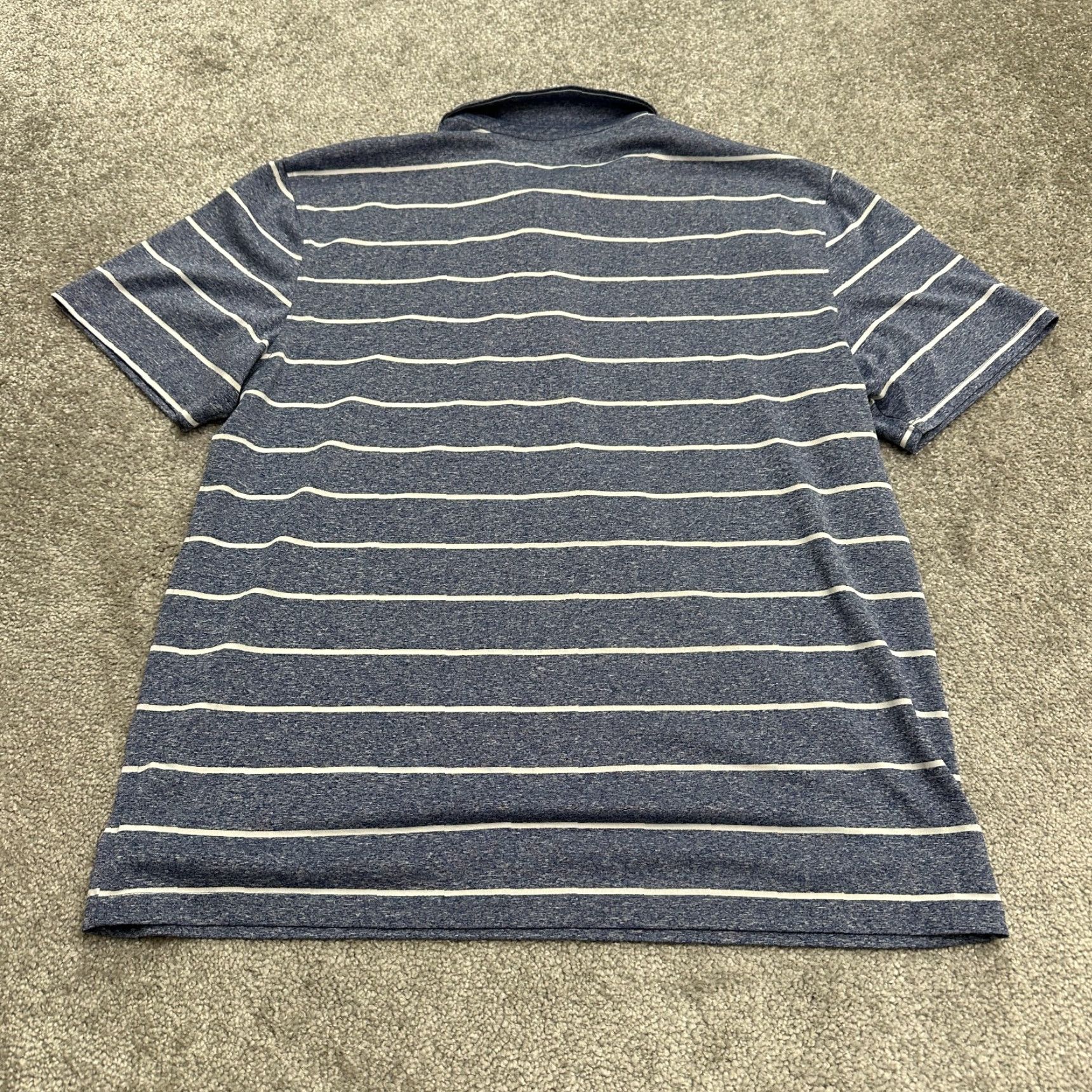 Old Navy Old Navy Polo Shirt Mens XL Blue Striped Short Sleeve Golf Activewear Casual Shirt Size US XL / EU 56 / 4 - 2 Thumbnail