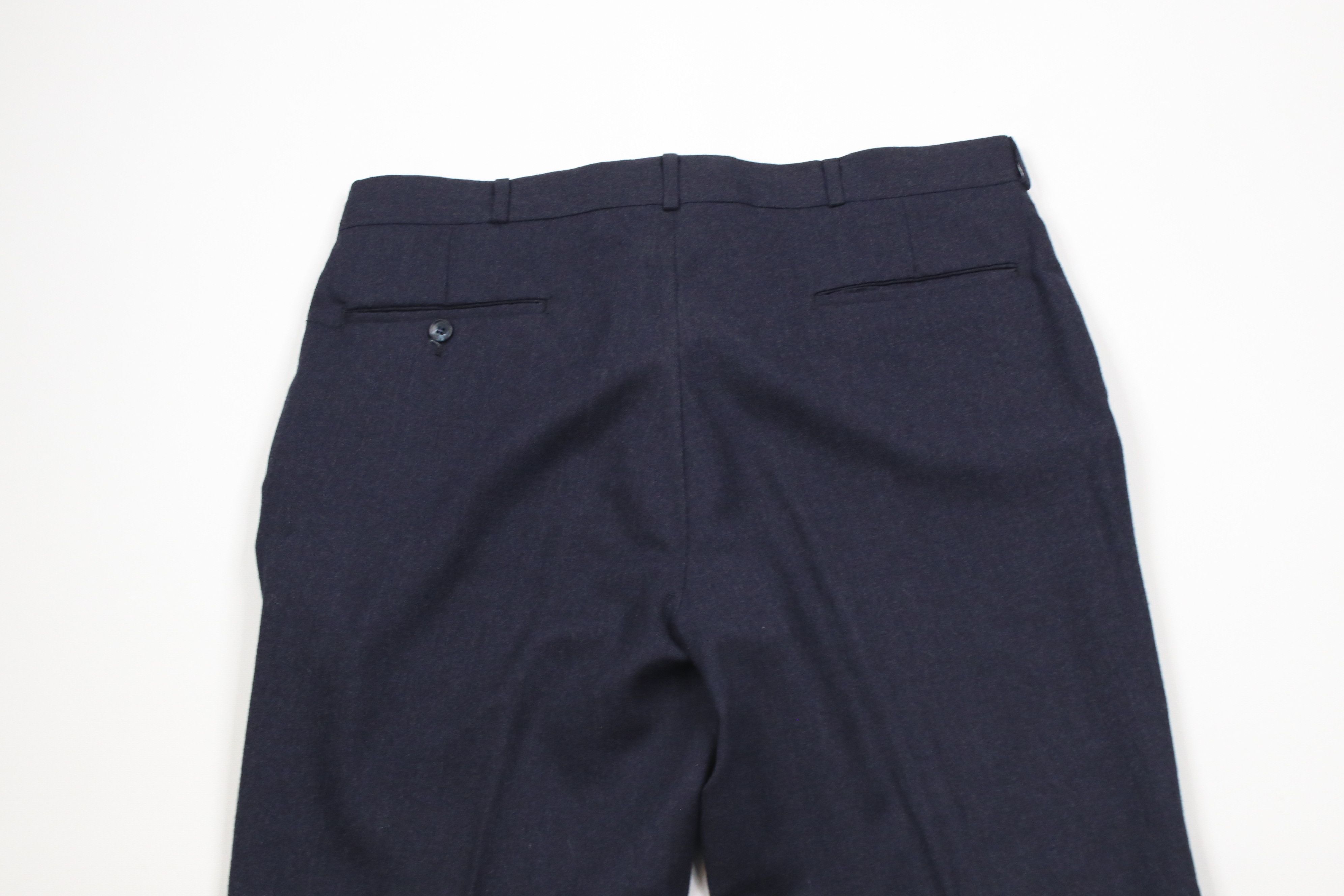 Vintage Vintage 90s Streetwear Wide Leg Chino Pants Trousers Blue Size US 34 / EU 50 - 8 Thumbnail