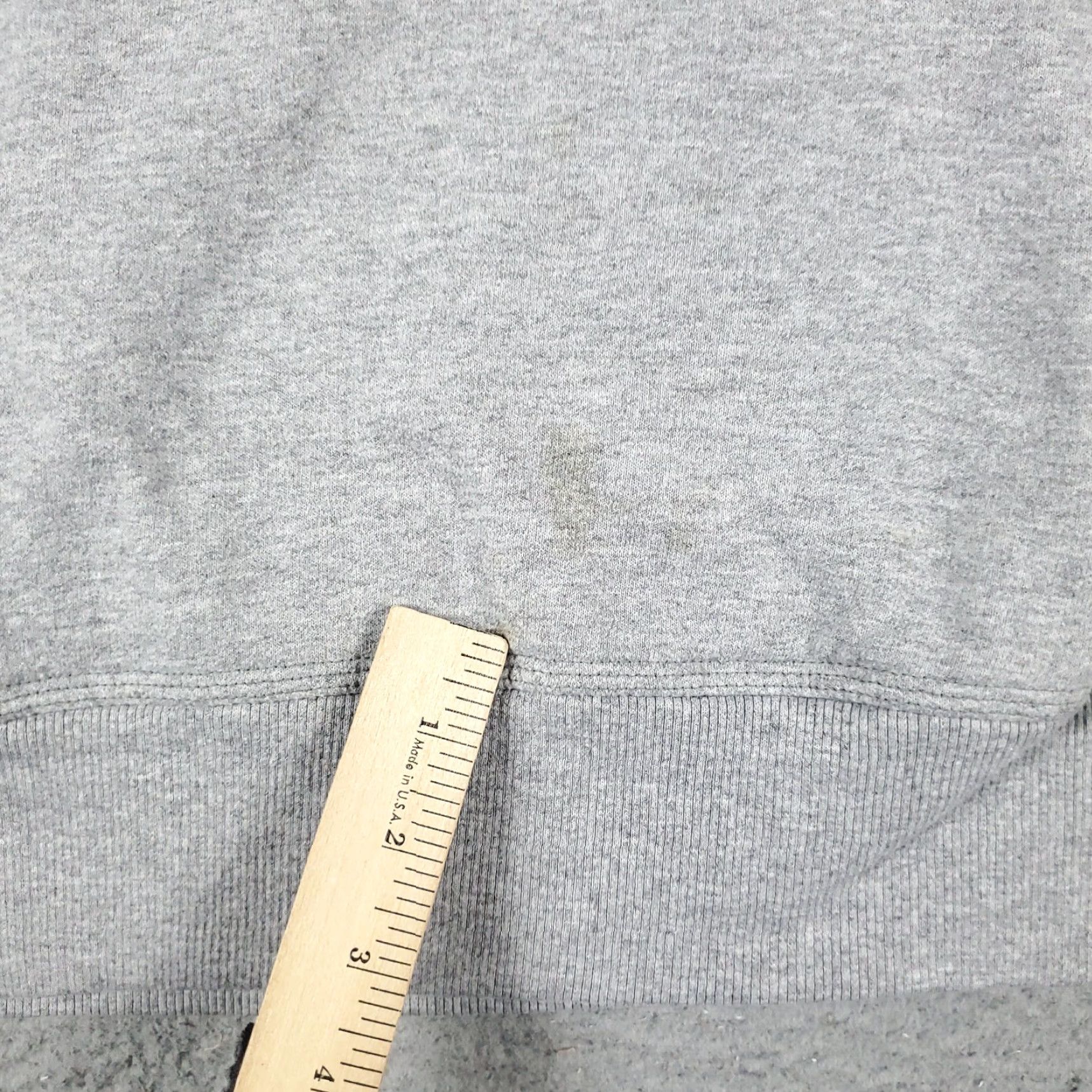 Champion VINTAGE Champion Hoodie Mens Medium Gray Pullover Sweatshirt Cotton Blend Logo Zipper Mock Neck All Seasons Size US M / EU 48-50 / 2 - 5 Thumbnail