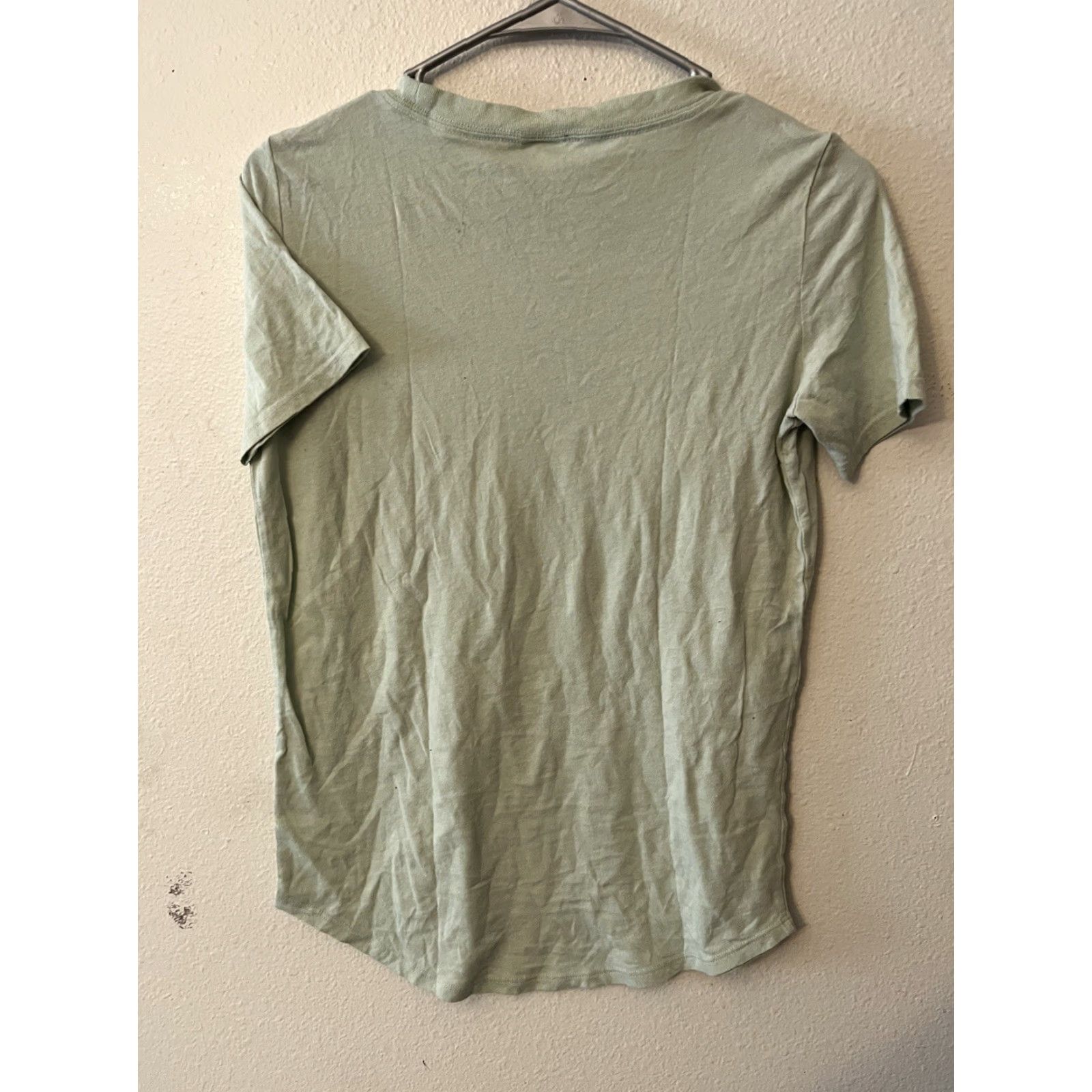 Victoria's Secret Victoria Secret PINK T-Shirt Color Green Sz XS Scoop Neck Short Sleeve cotto Size XS / US 0-2 / IT 36-38 - 2 Thumbnail