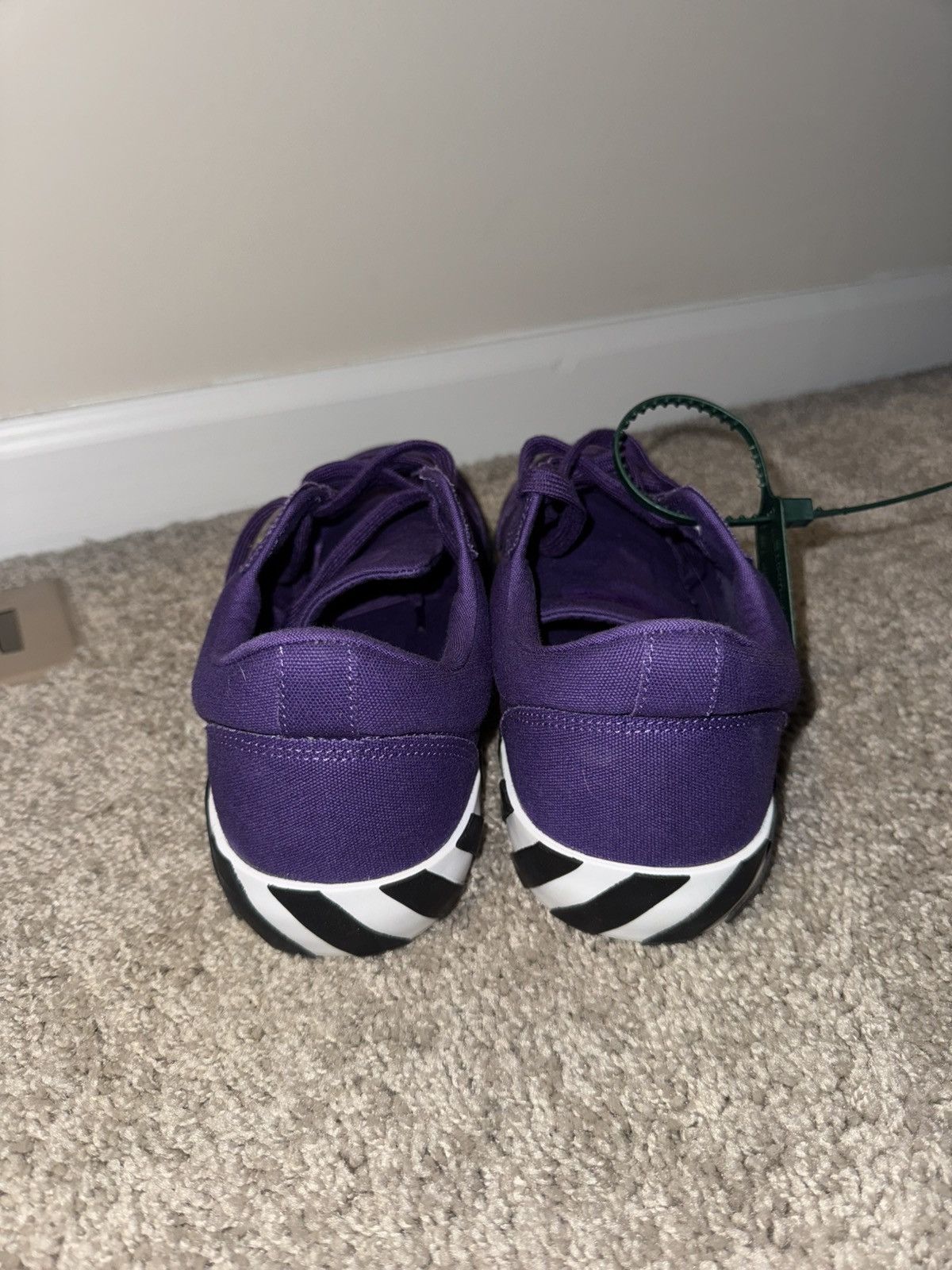 Off-White Off White Purple Vulcanized Low Size US 12 / EU 45 - 4 Thumbnail