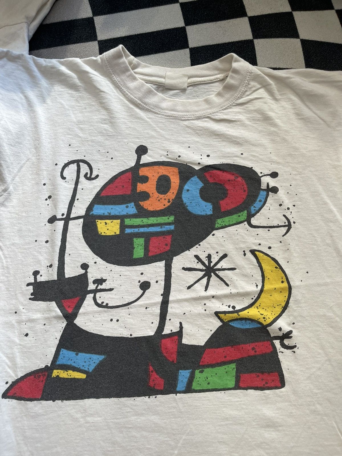 Arts & Science Vtg Joan Miró 90s Art Exhibition T-Shirt / Abstract Graphic Size US L / EU 52-54 / 3 - 2 Thumbnail