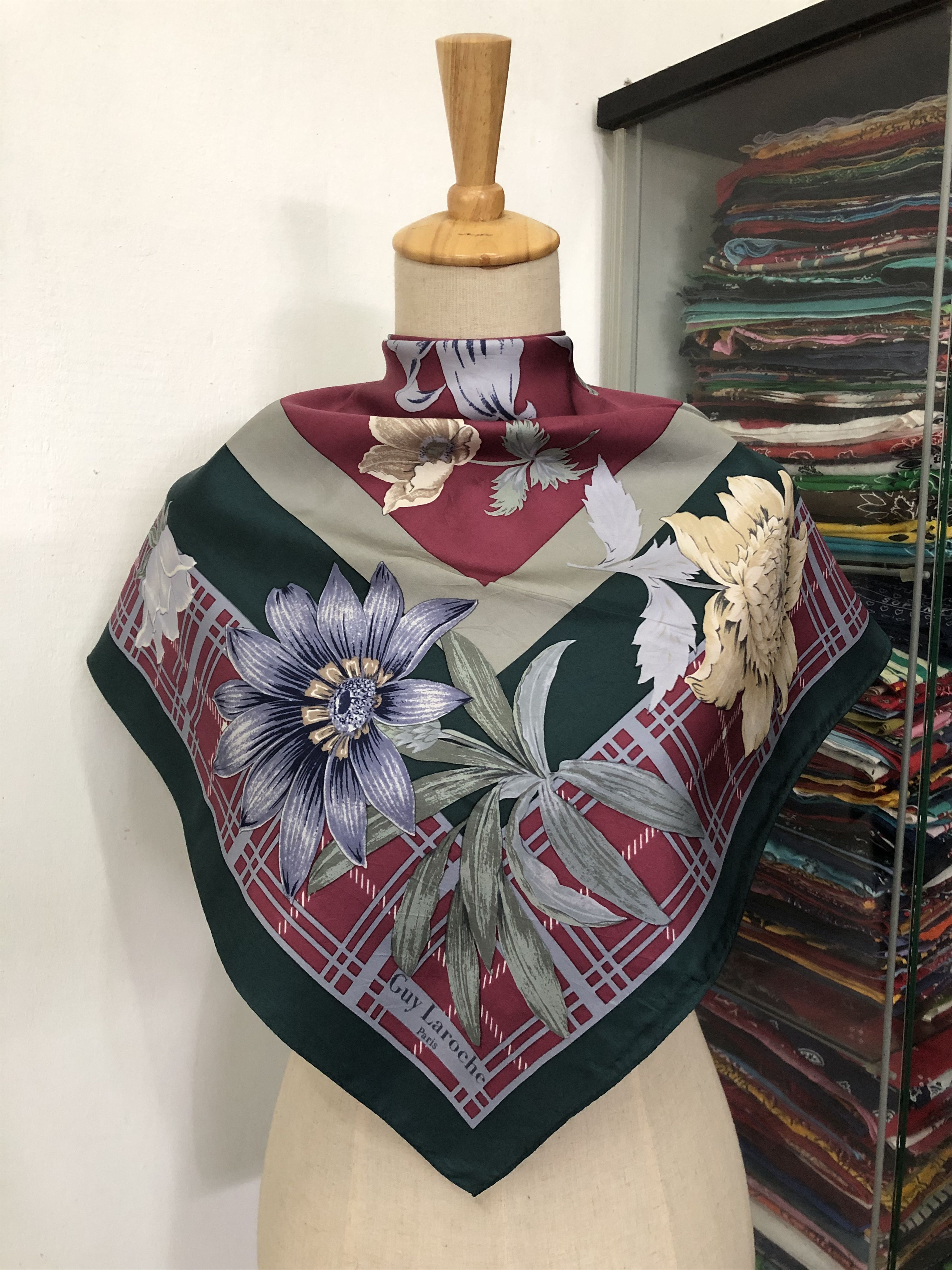 Vintage Guy Laroche Silk Scarf