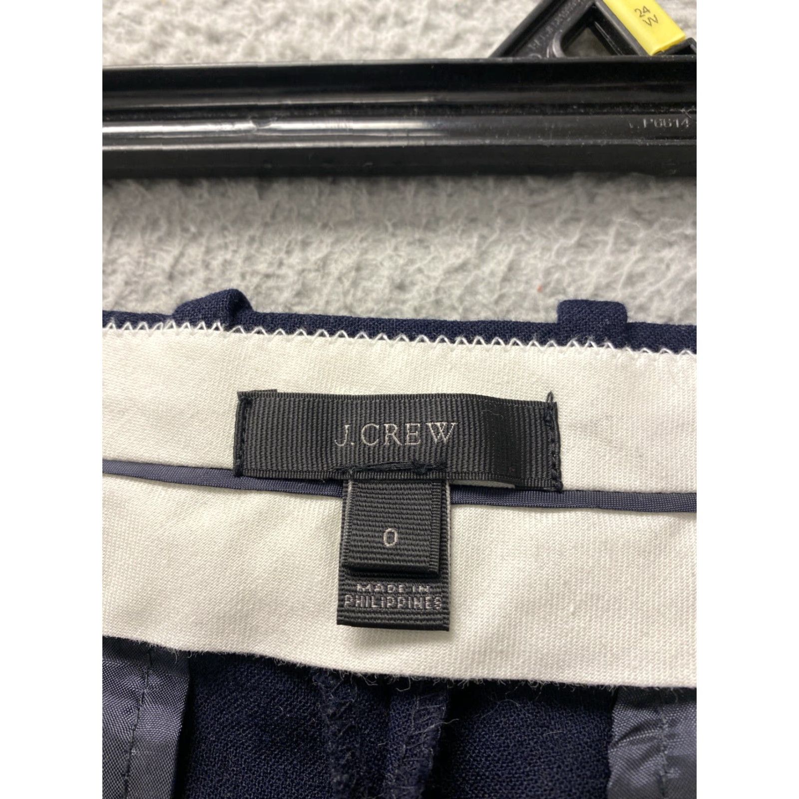 J.Crew J.CREW Dress Pants Women Slim Straight Dark Navy 0 Regular Size 0 Work Wear Casual Office Pants Size 30" / US 8 / IT 44 - 4 Thumbnail