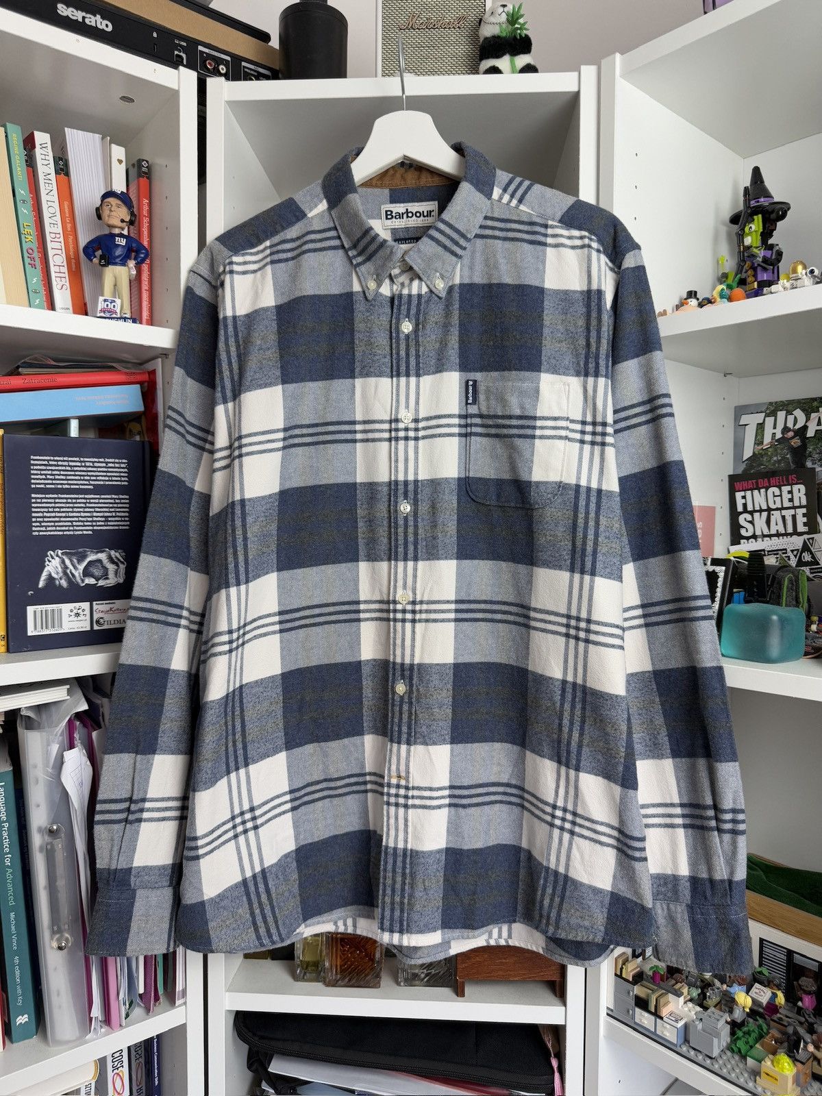 Barbour × Designer Barbour tartan flannel longsleeve shirt M designer y2k classy Size US M / EU 48-50 / 2 - 1 Thumbnail