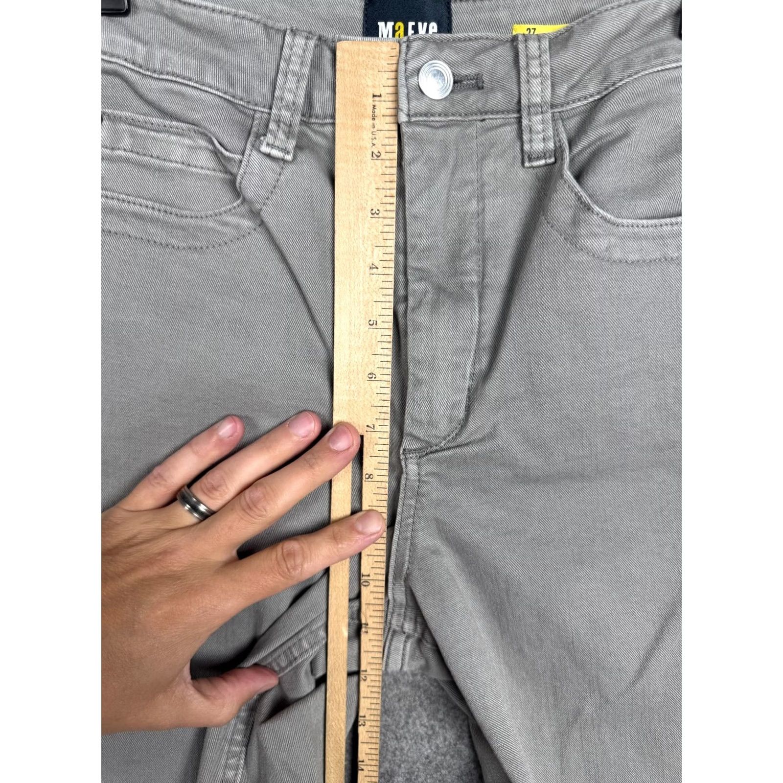 Anthropologie Anthropologie Jeans Womens 27 Gray Maeve Size Wide Leg High Rise Boho Relaxed Marine Size 27" / US 4 / IT 40 - 6 Thumbnail