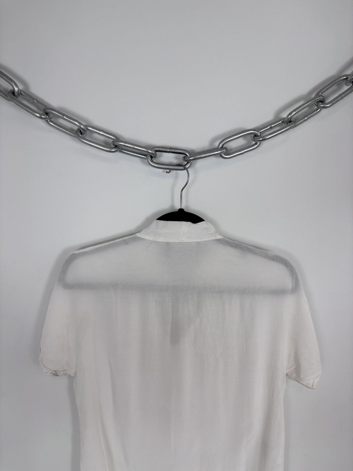 Boutique Moschino Moschino Boutique Women’s Rayon Ecru White Blouse T-Shirt Size M / US 6-8 / IT 42-44 - 15 Thumbnail