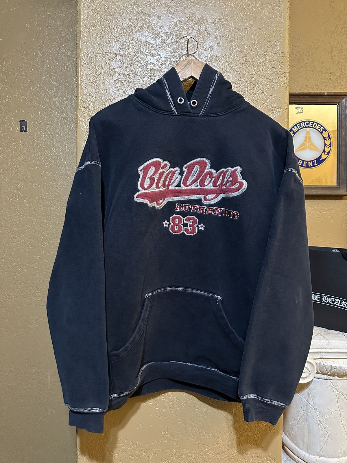Big Dogs × JNCO × Vintage y2k Big Dogs embroidered hoodie large skate Size US L / EU 52-54 / 3 - 1 Thumbnail