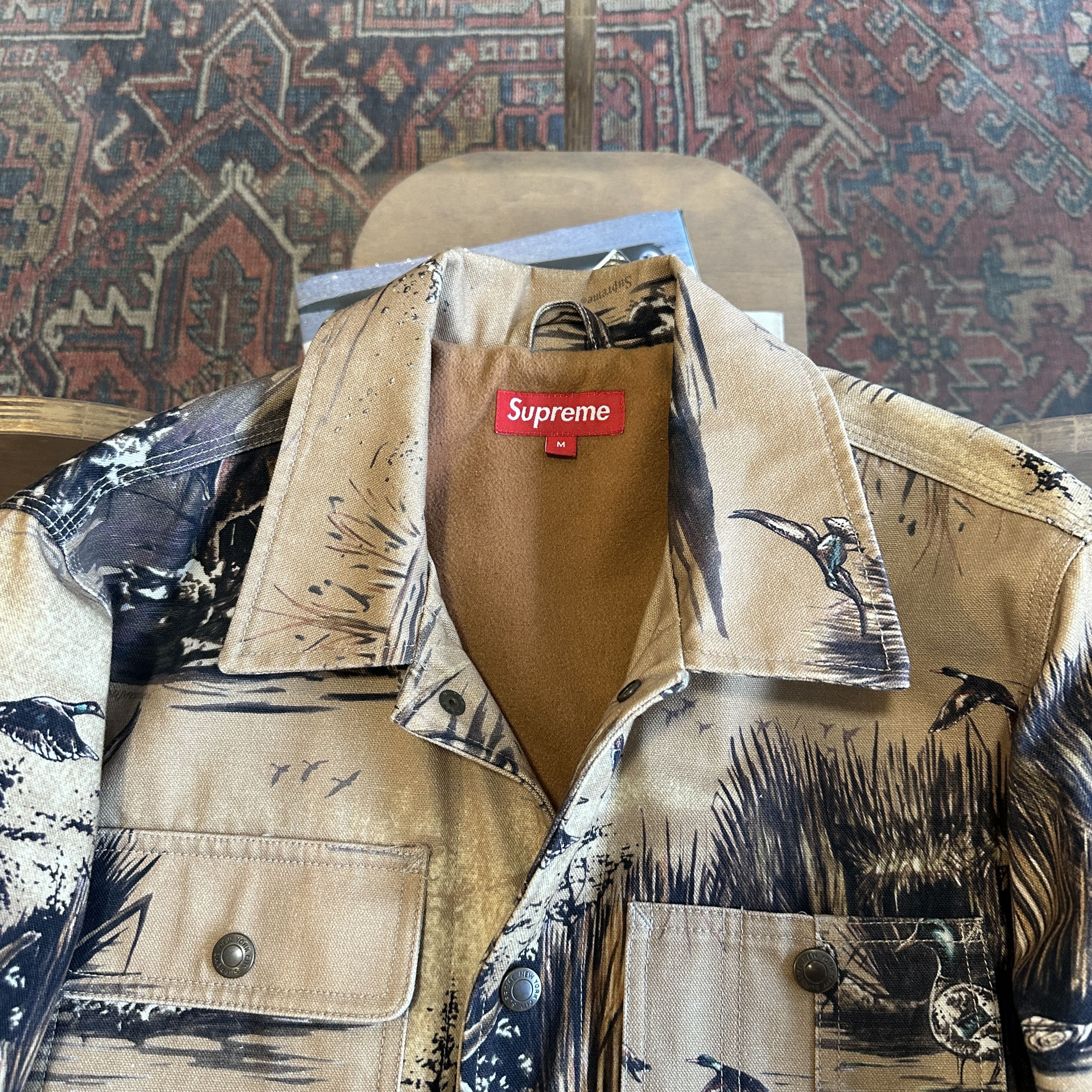 Supreme FW12 Supreme Dogs & Ducks Chore Jacket Size US M / EU 48-50 / 2 - 4 Thumbnail
