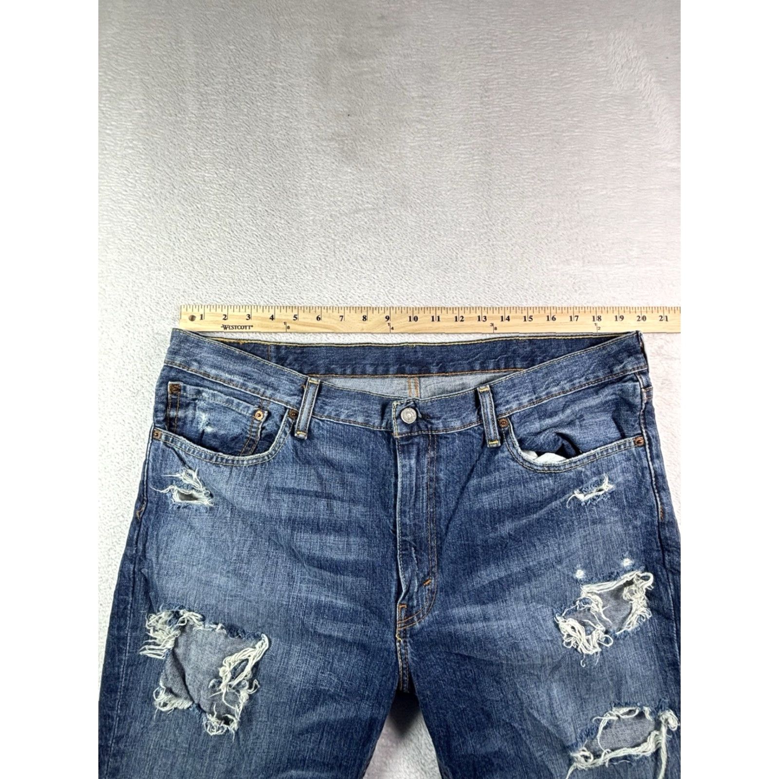 Levi's Levi's 511 Jeans Mens Regular Fit Straight 40x32 Blue Denim 5-Pocket Logo Vintage: No Size US 40 / EU 56 - 7 Thumbnail