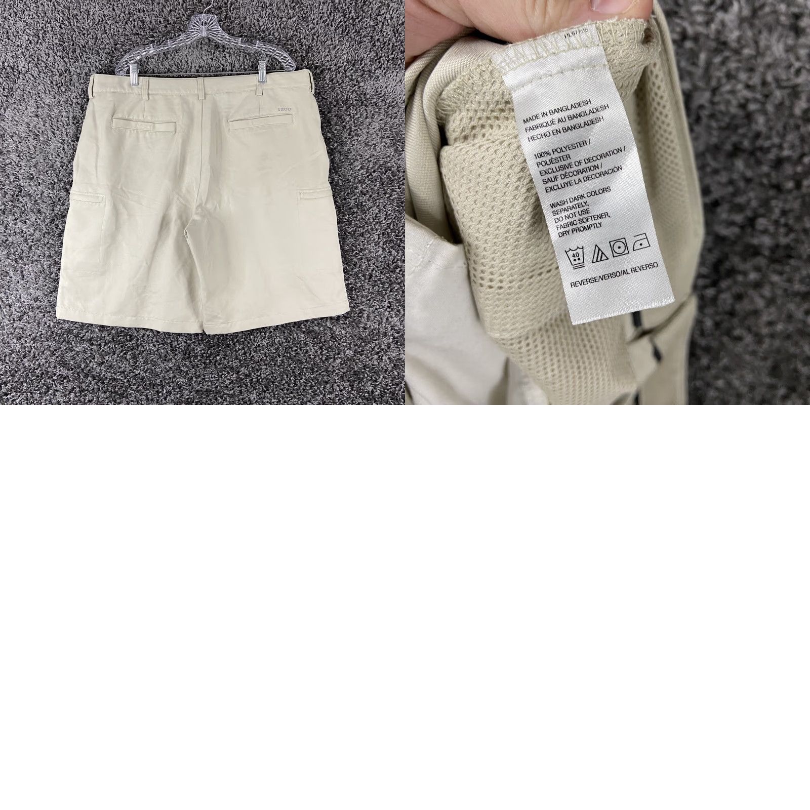 Izod IZOD Golf Beige Shorts Men’s 40 Size US 40 / EU 56 - 8 Thumbnail