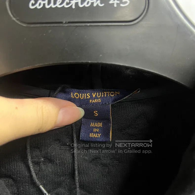 Louis Vuitton Louis Vuitton Black Solid Full Print Zip Hooded Long Sleev Size US S / EU 44-46 / 1 - 2 Thumbnail