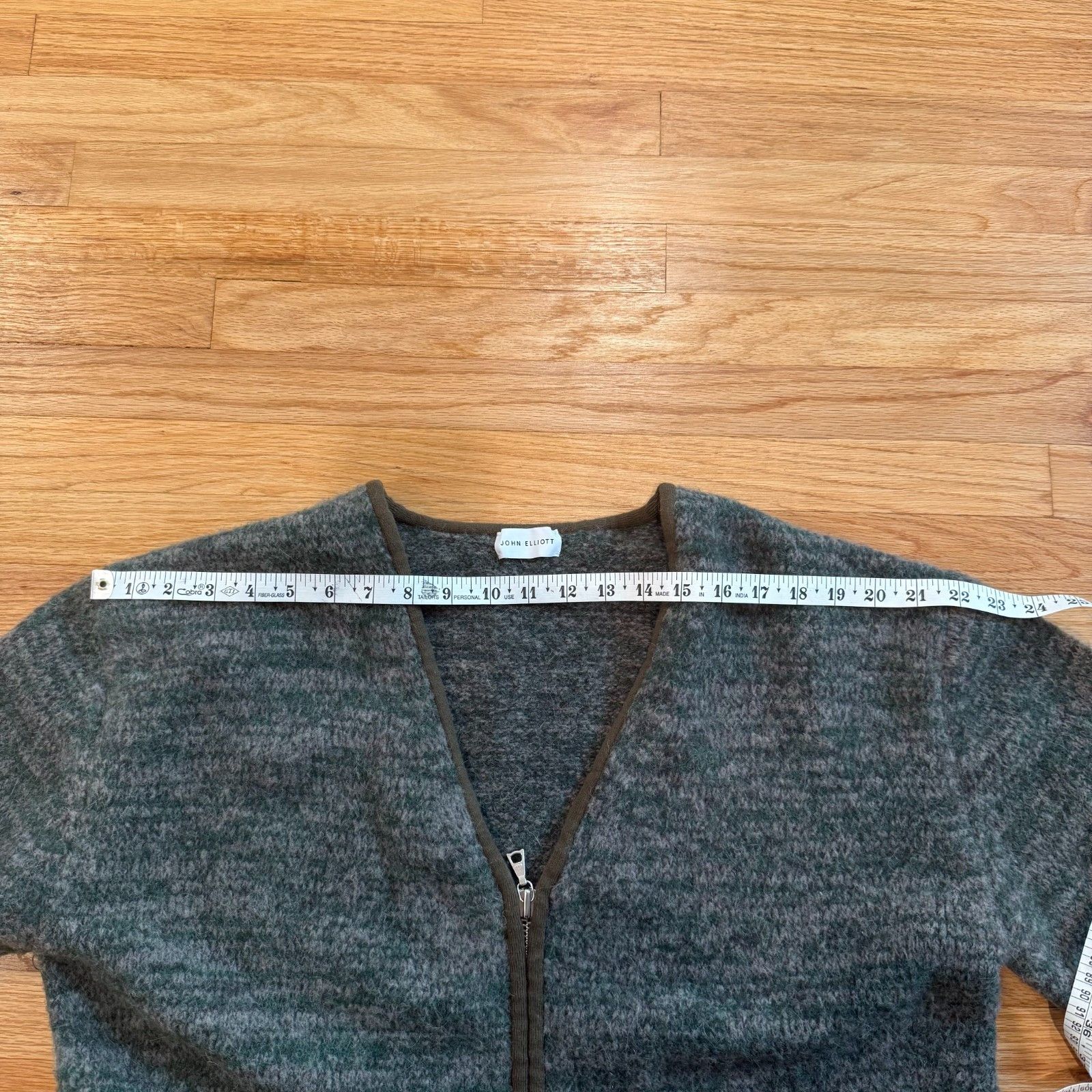 John Elliott John Elliott Andres Full-Zip Cardigan Sweater Size US L / EU 52-54 / 3 - 4 Thumbnail