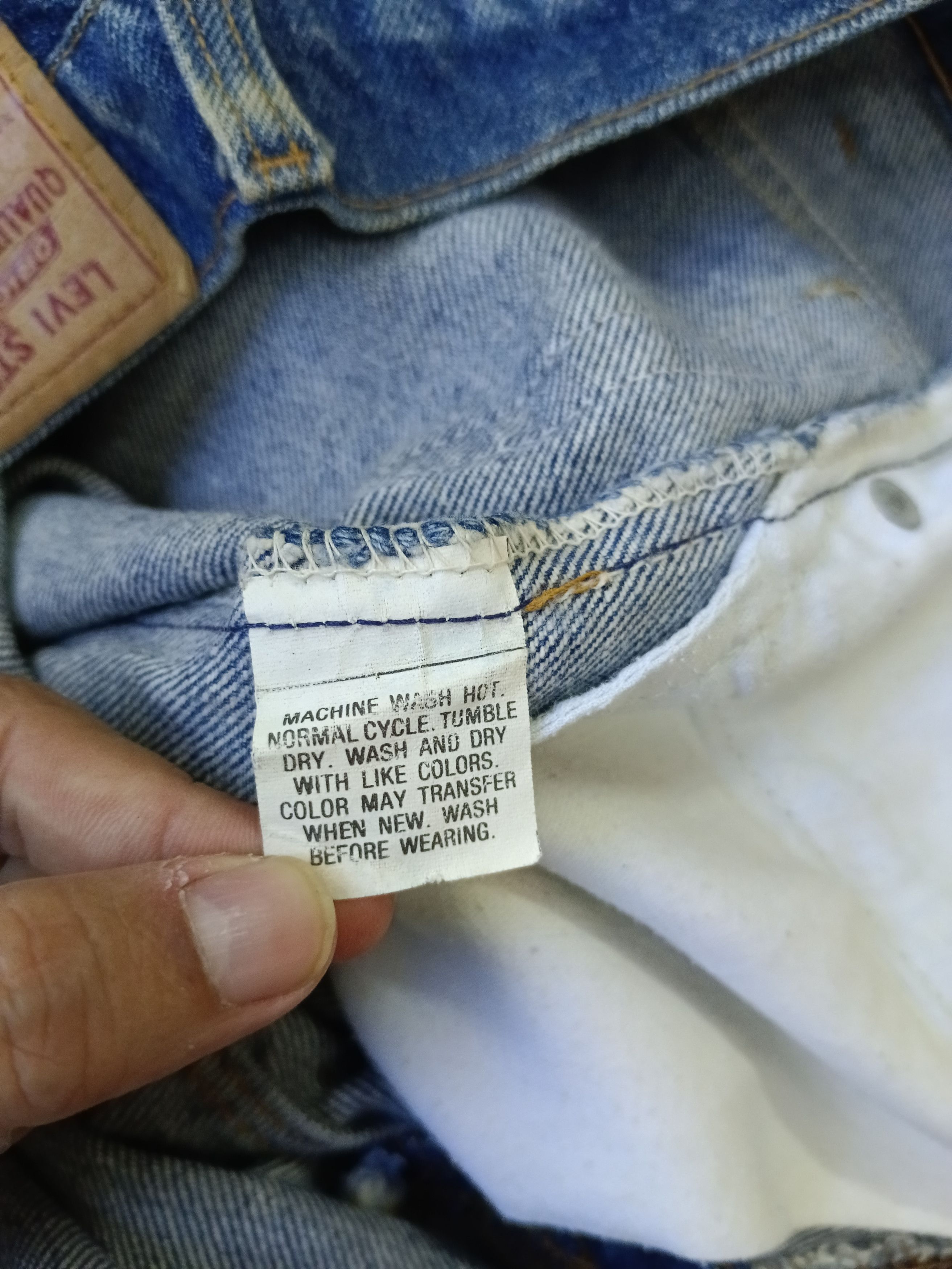 Levi's Vintage Clothing DiSTRESSED VINTAGE LEVIS 505 DENIM PANTS Size US 31 - 9 Thumbnail