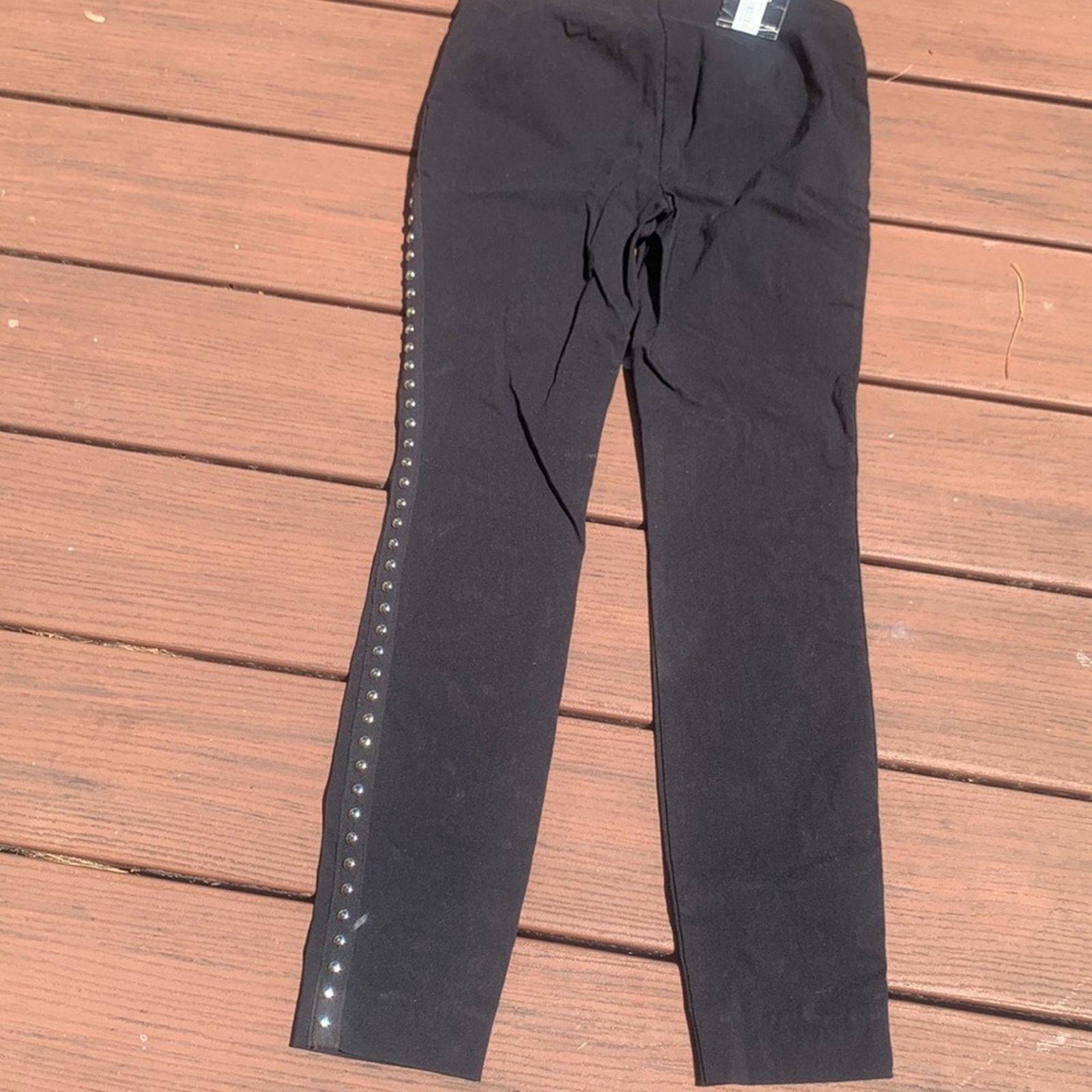 Vintage BNWT Inc studded leggings Size 25" / US 0 / IT 36 - 7 Thumbnail
