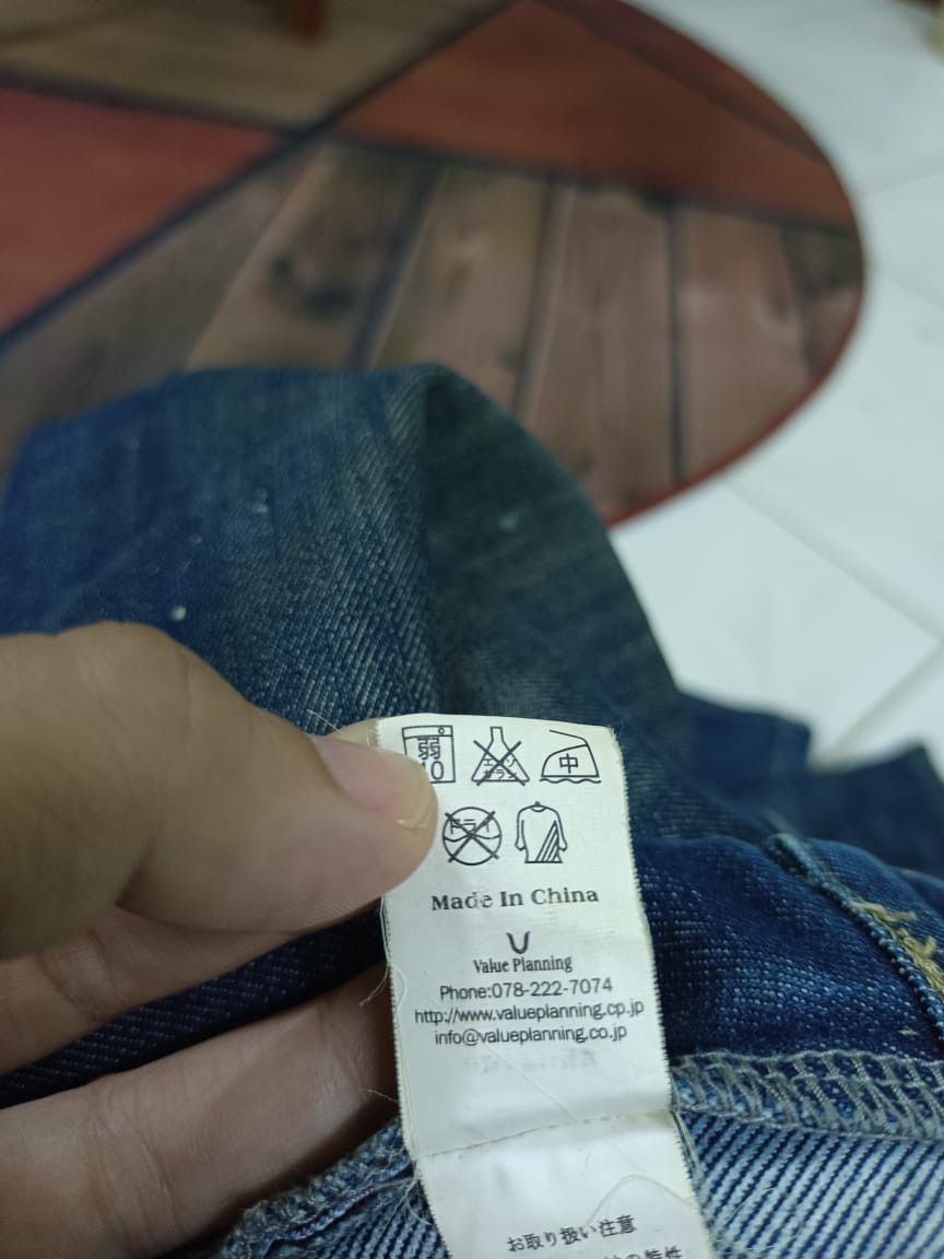 If Six Was Nine × Japanese Brand × Le Grande Bleu (L.G.B.) B3 B-Three Flare Customs Distressed Jeans Size 34" / US 12 / IT 48 - 15 Thumbnail