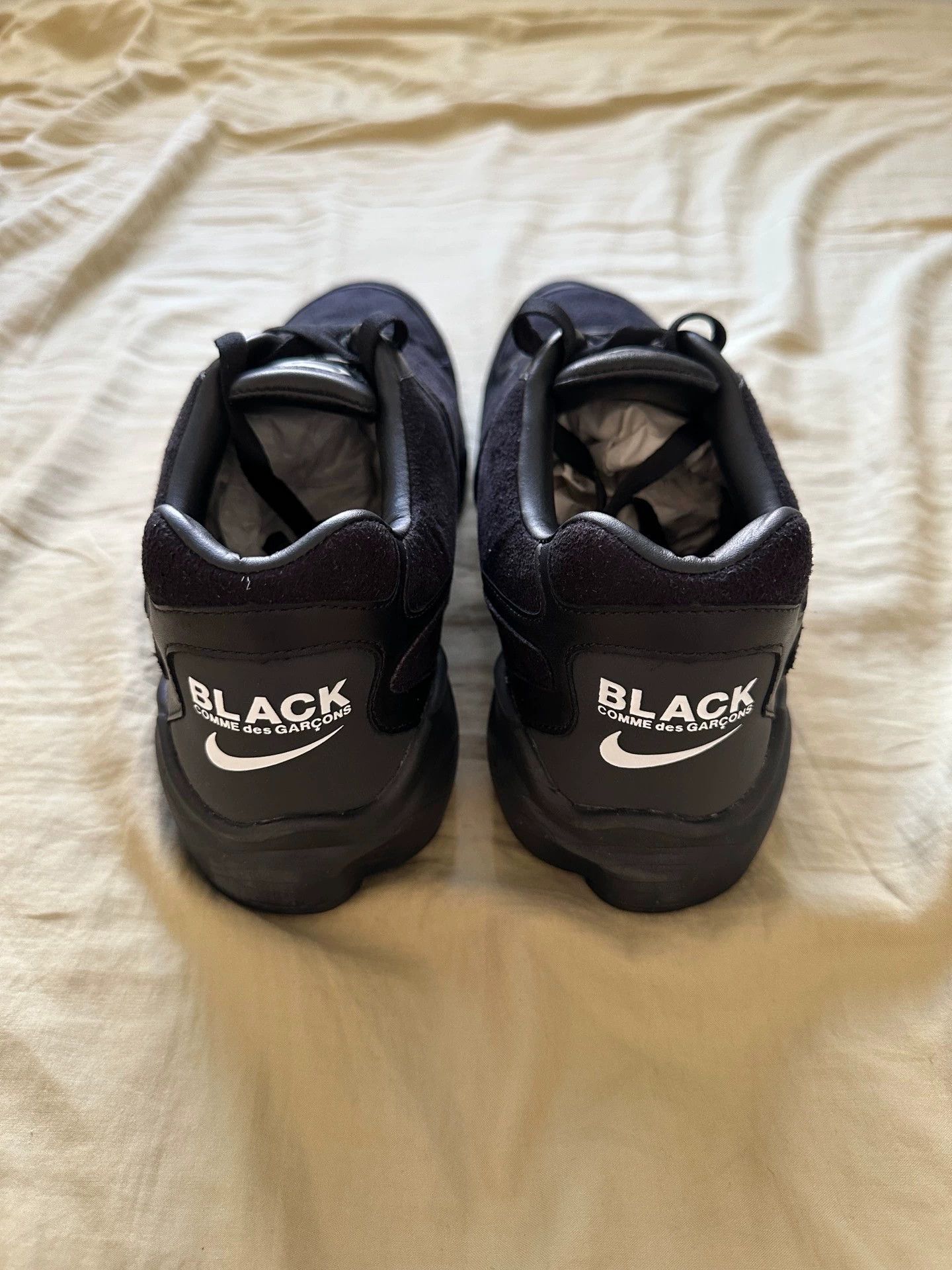 Nike CDG x Nike Zoom Talaria Low Unisex Black White Logo 44.5 Size US 10.5 / EU 43-44 - 9 Thumbnail