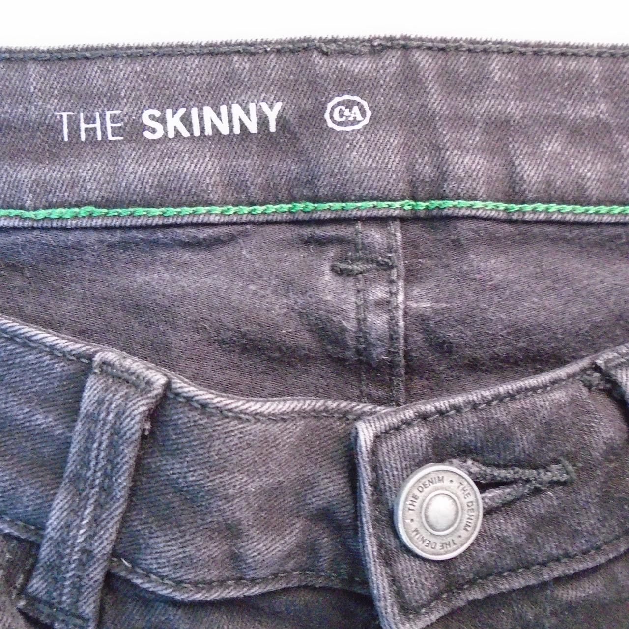 C&A Women's Jeans C&A. Black. M. Used. Good Size 28" / US 6 / IT 42 - 9 Thumbnail