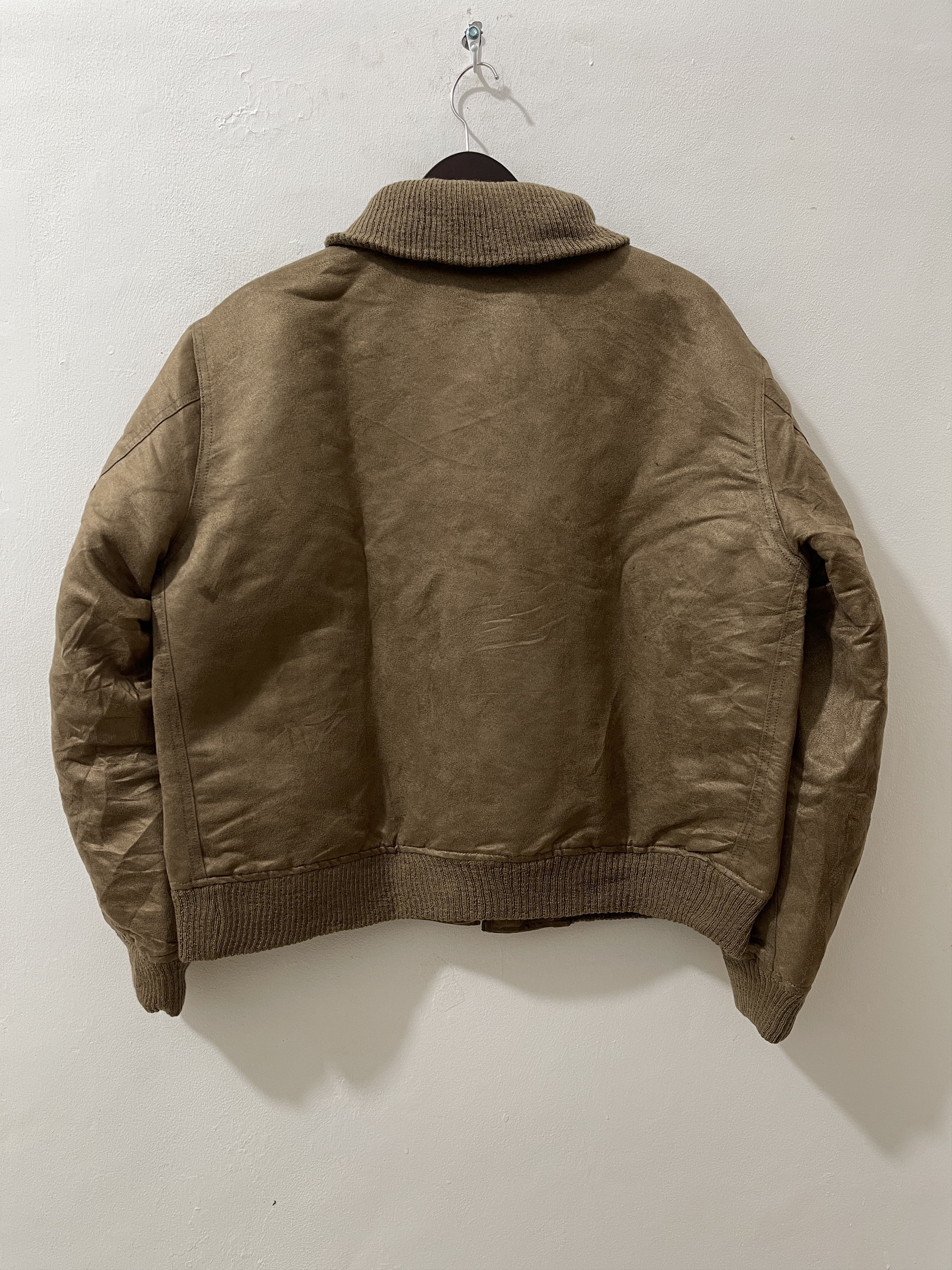 Engineered Garments Vintage 2000s Engineered Garments Tanker Suede Bomber Jacket Size US S / EU 44-46 / 1 - 15 Thumbnail