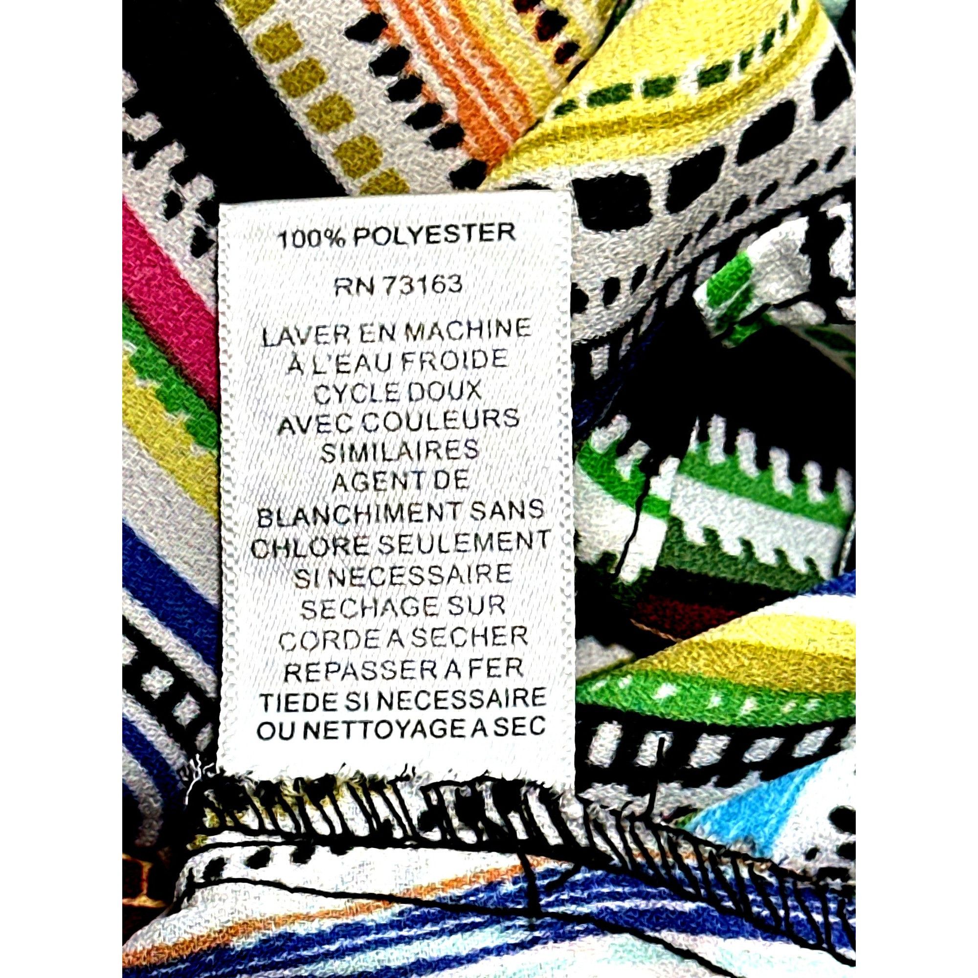 Other Melissa Paige L Multi Color Stripe Shirt Dress Tunic Collar Size L / US 10 / IT 46 - 10 Thumbnail