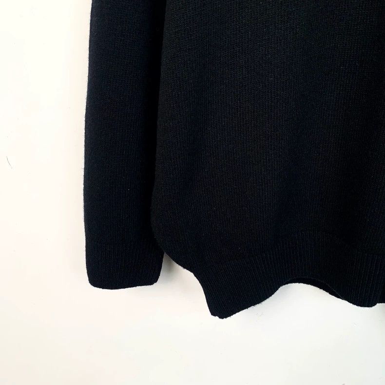 Balenciaga Balenciaga size 36 Black logo embroidered turtleneck long- Size US XS / EU 42 / 0 - 5 Thumbnail