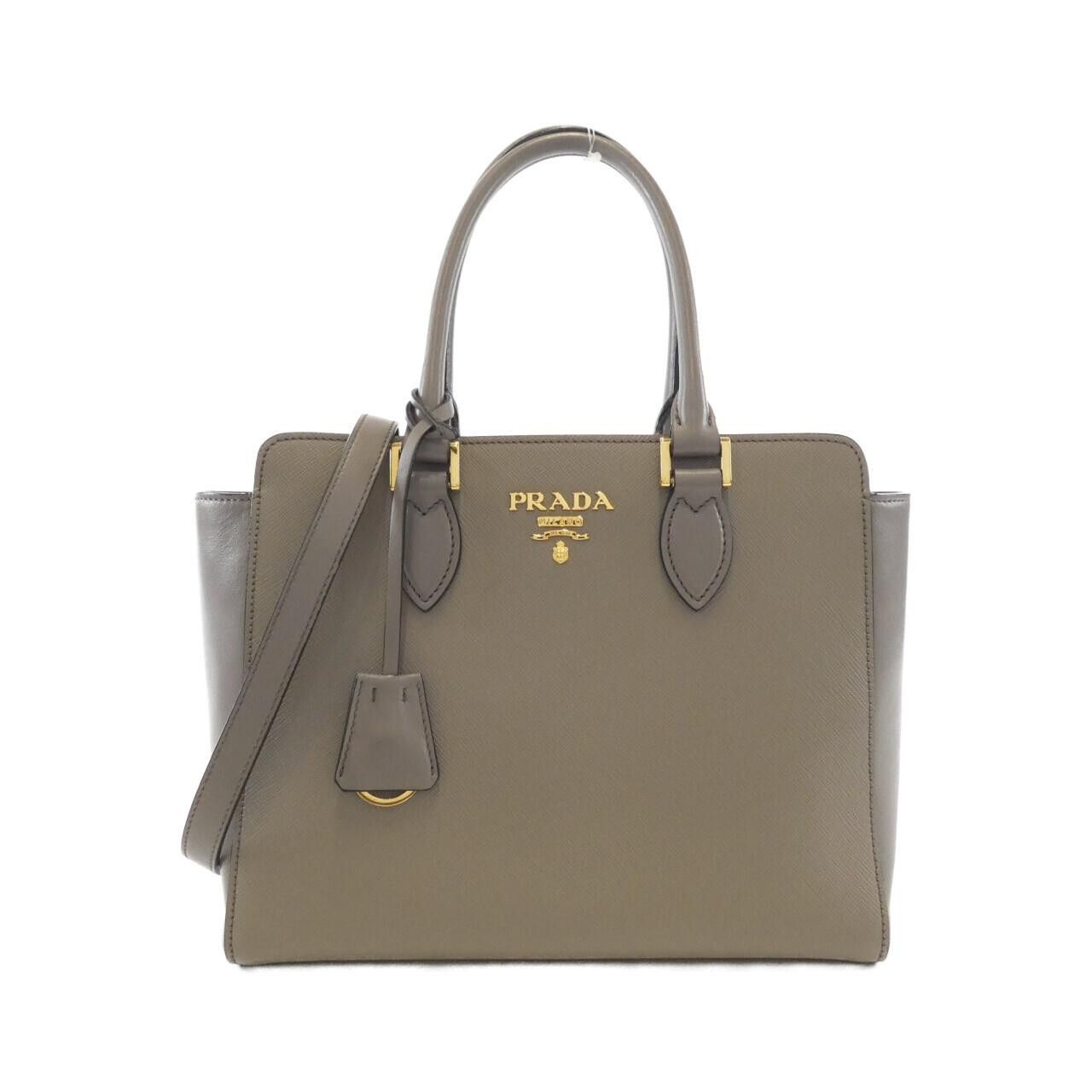 Prada Prada Prada 1BA113 Saffiano/Soft Calf Bag Leather Handbag 1BA113 DUTY FREE for USA Size ONE SIZE - 1 Thumbnail