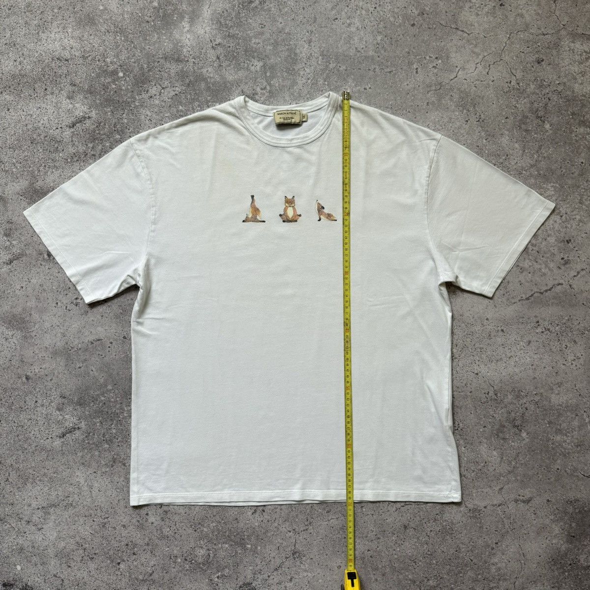 Maison Kitsune Maison Kitsune oversize fox T shirt Size US S / EU 44-46 / 1 - 13 Thumbnail