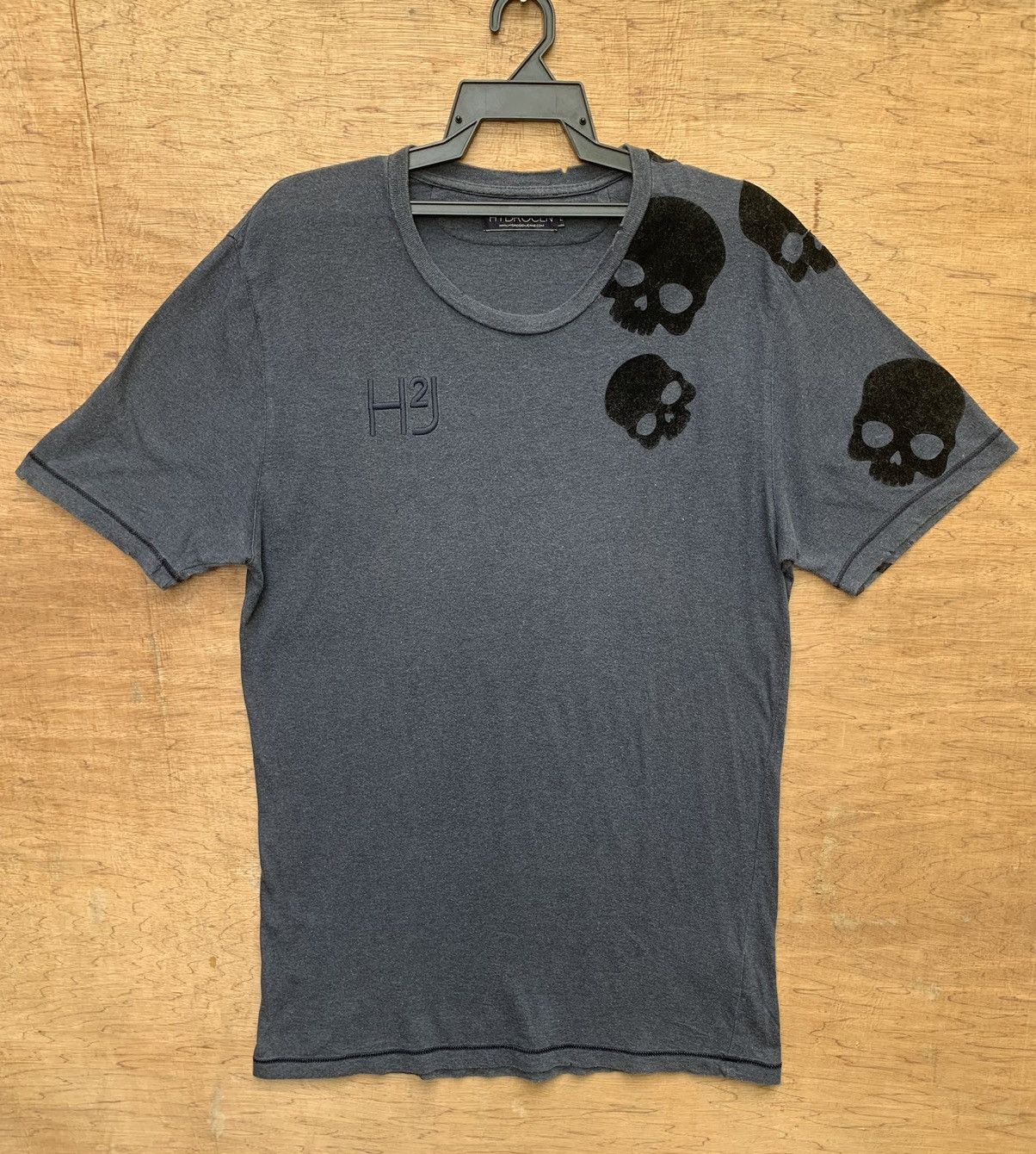 HYDROGEN Rare Hydrogen Velvet Skulls Print Long Sleeve Shirt Size US L / EU 52-54 / 3 - 1 Thumbnail