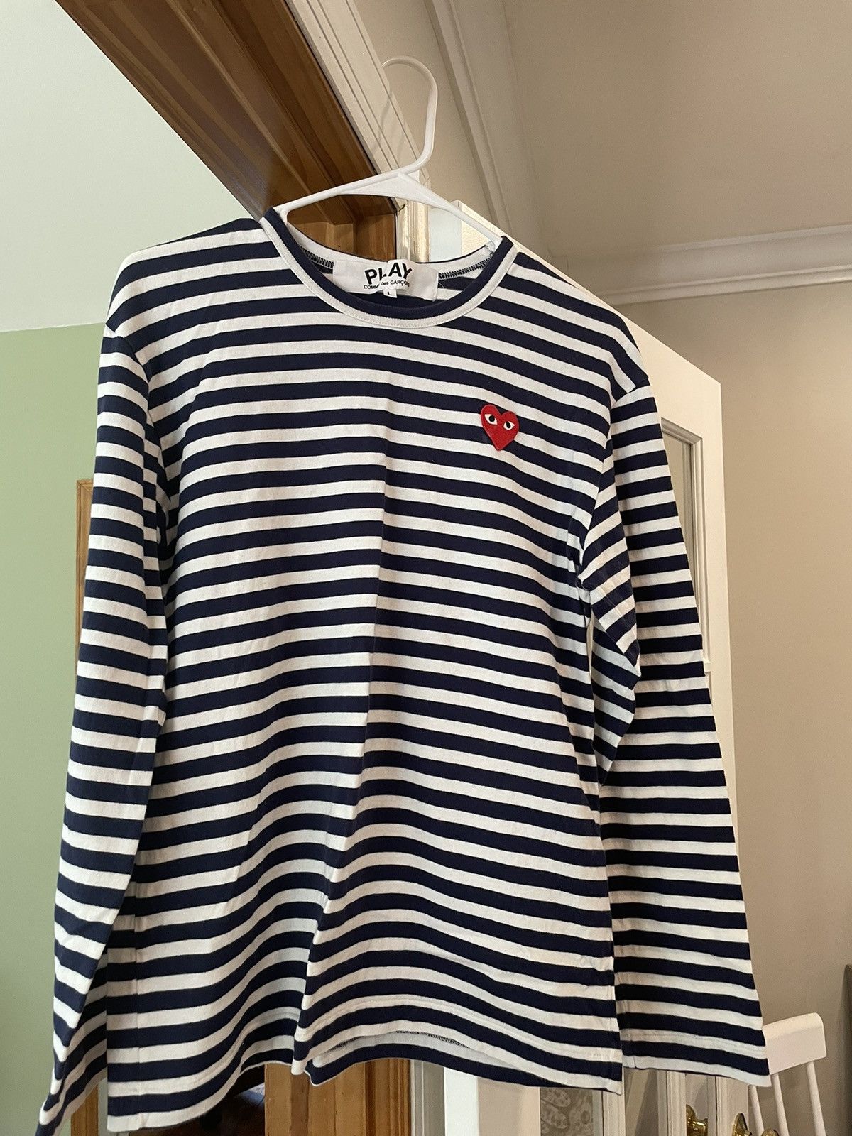 Comme Des Garcons Play CDG Play Long Sleeve Grailed