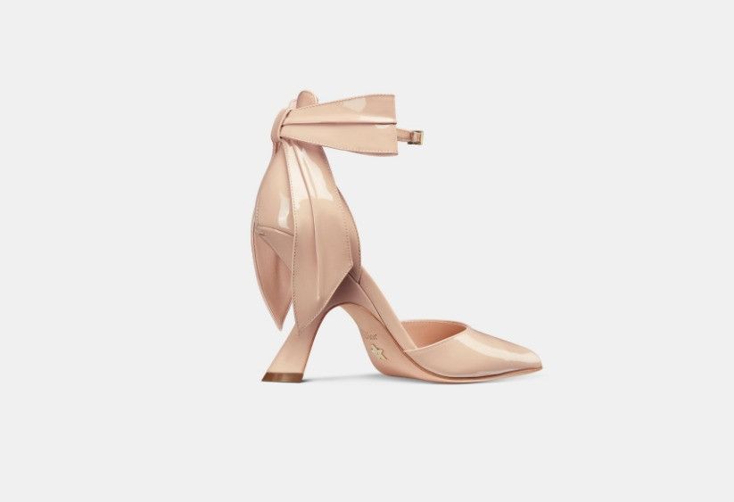 Dior o1w1db10325 KCV1 Mlle Pumps in Nude Size US 8 / IT 38 - 3 Thumbnail