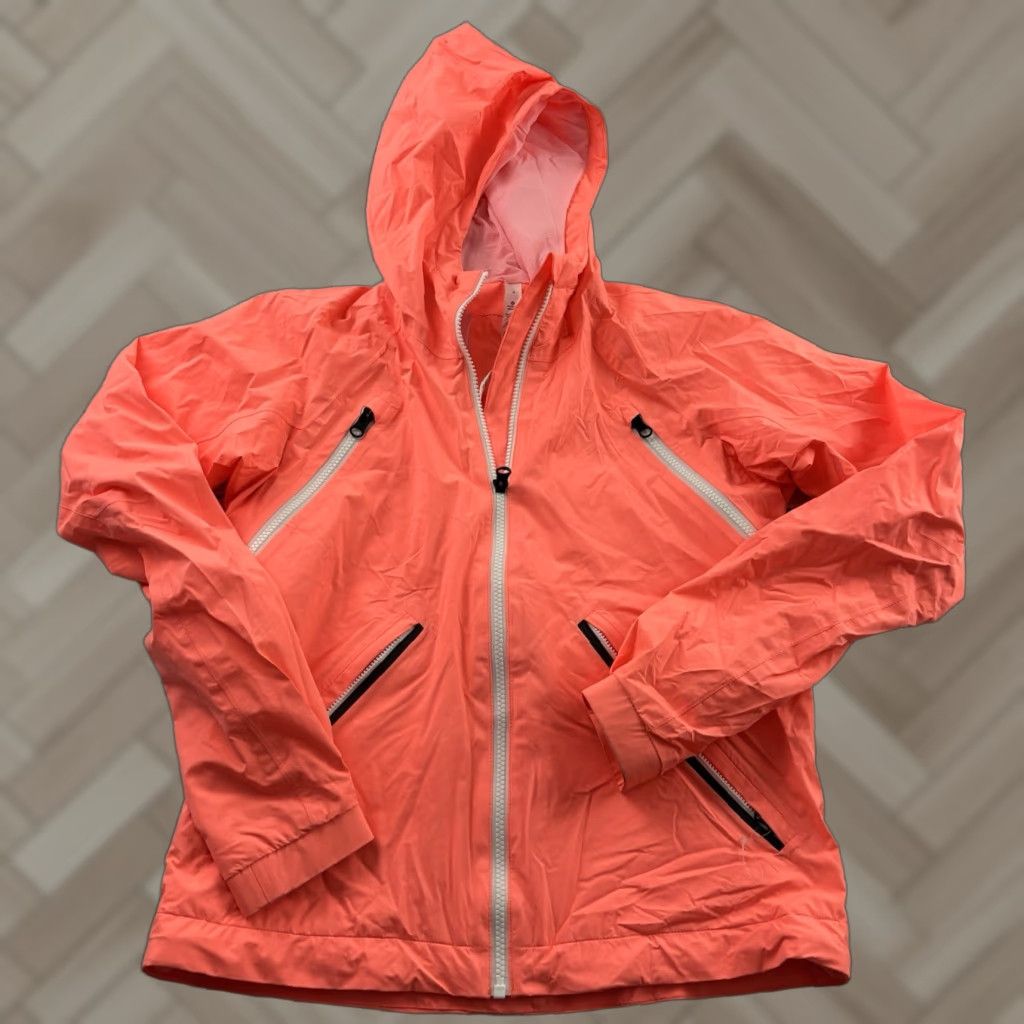 Lululemon Lululemon Windbreaker Jacket Hooded Orange Women 4 XS? Size S / US 4 / IT 40 - 1 Thumbnail
