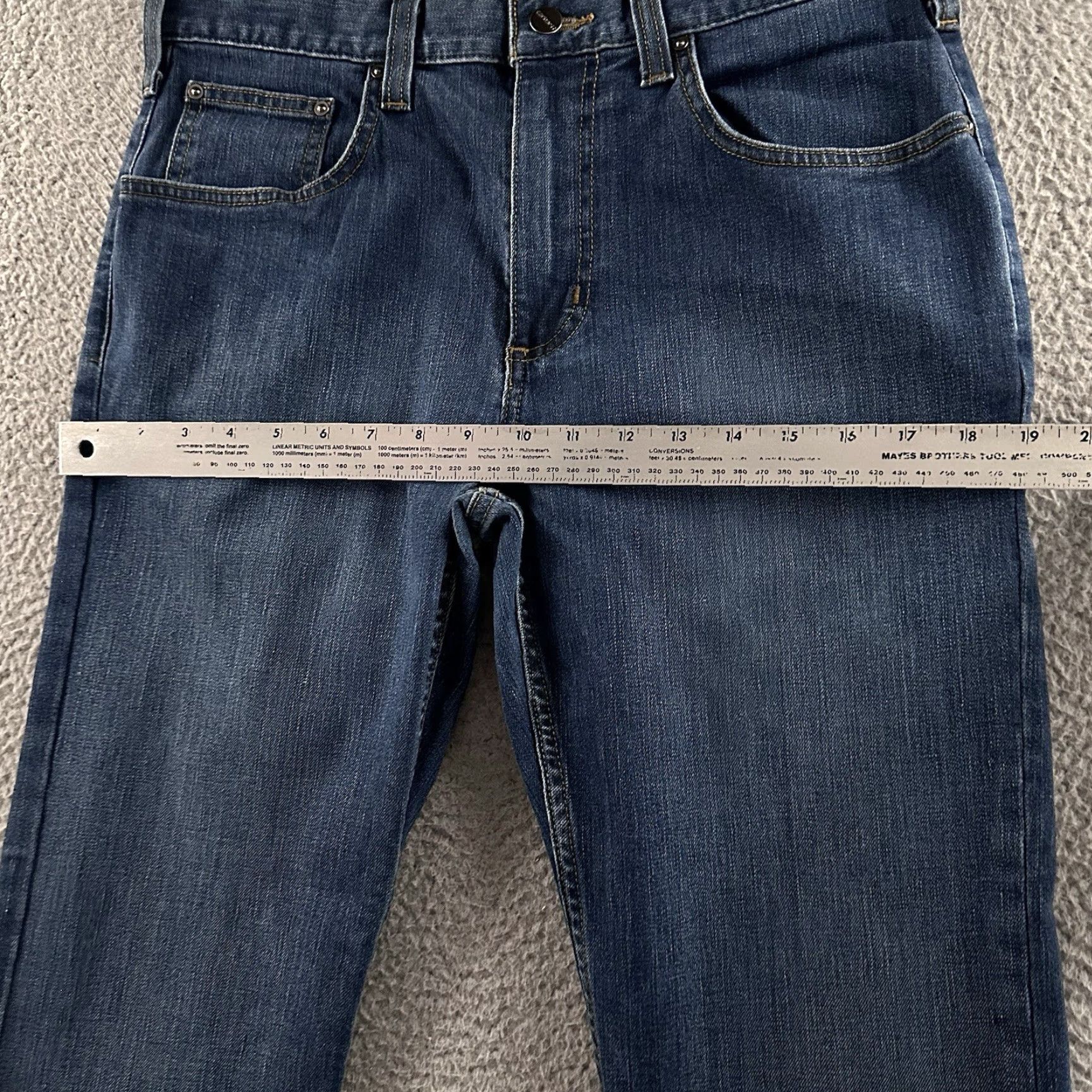 Carhartt Carhartt Jeans Blue 32x30 Relaxed Fit 5 Pocket Cotton Denim Mens Straight Rugged Flex Inseam 29 in Size US 32 / EU 48 - 6 Thumbnail