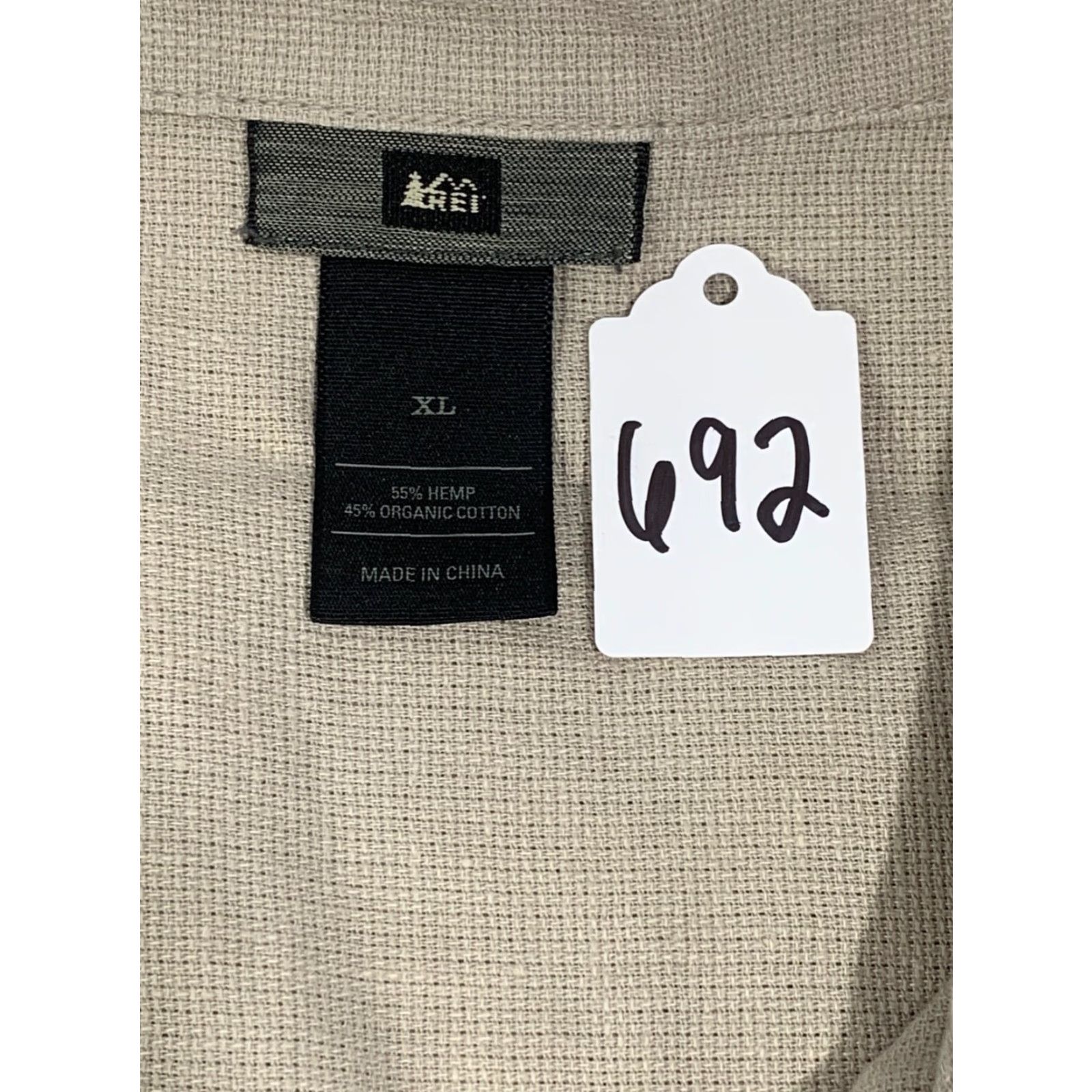 Vintage REI Men's Button Down Short Sleeve Shirt - XL Brown Cotton Striped Button-Up Casual Shirt Mens XL Brown Striped Cotton Button-Down Size US XL / EU 56 / 4 - 5 Thumbnail