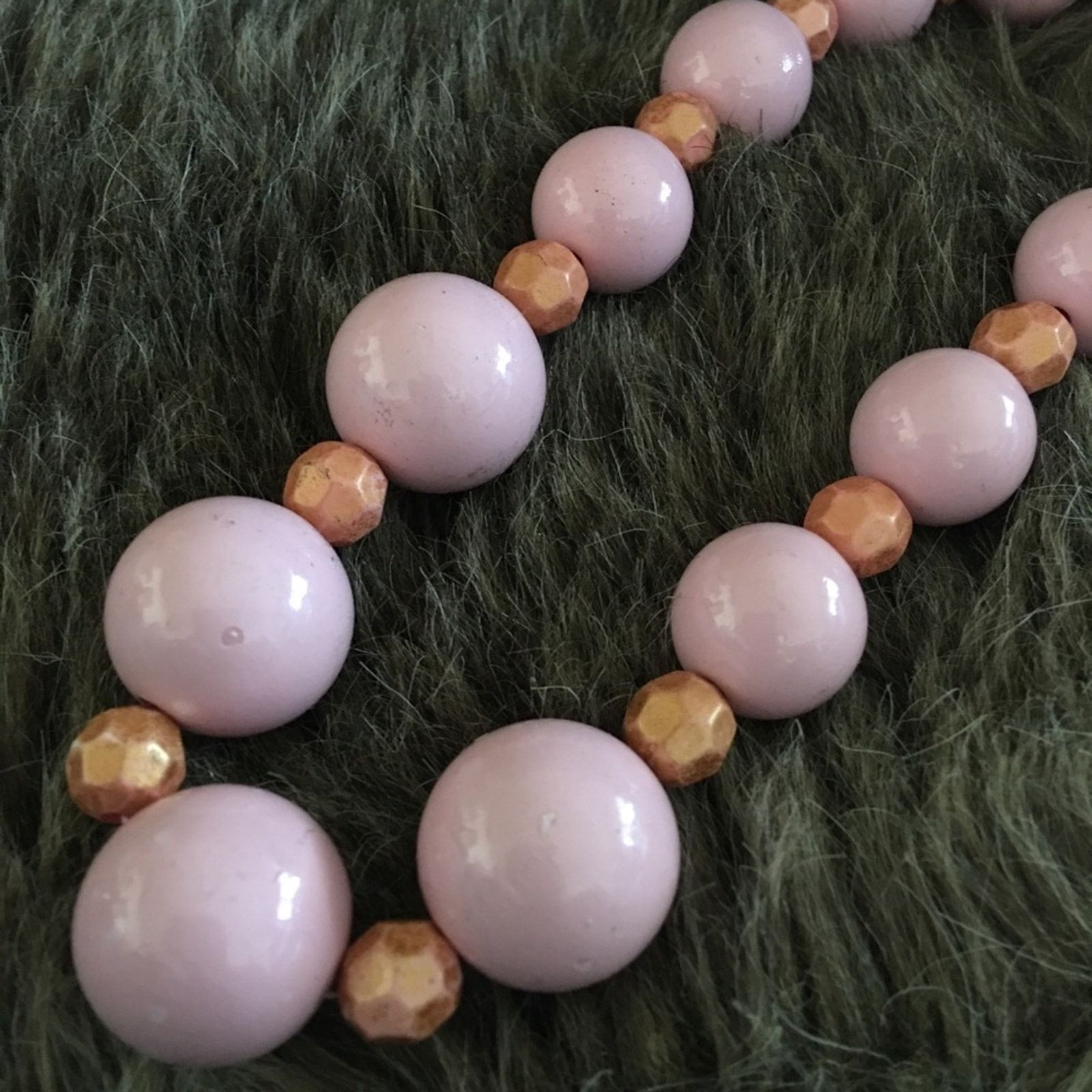 Jewelry You & I blush pink chunky beaded necklace Size ONE SIZE - 6 Thumbnail